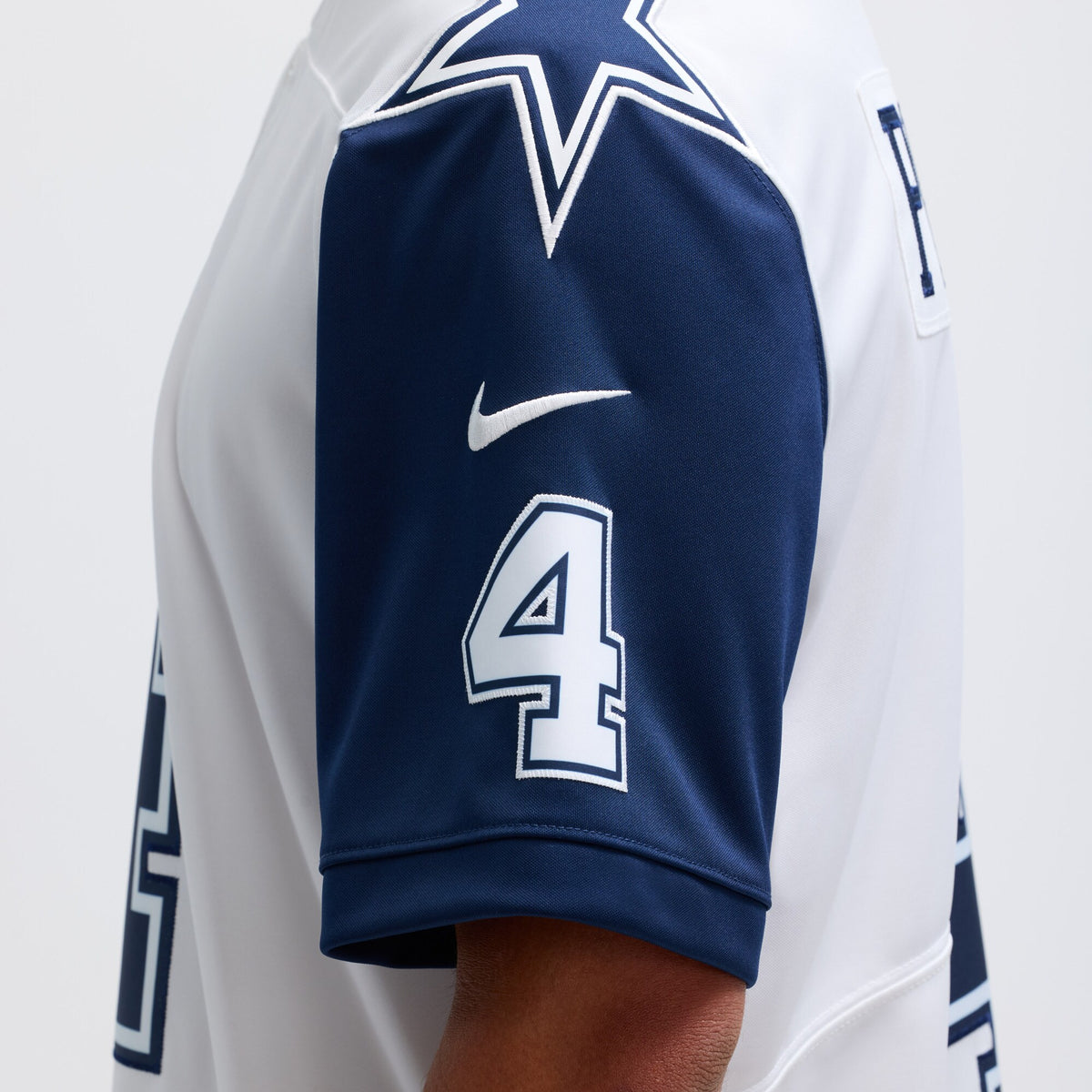 Dallas Cowboys Dak Prescott White Color Rush Vapor Limited Jersey