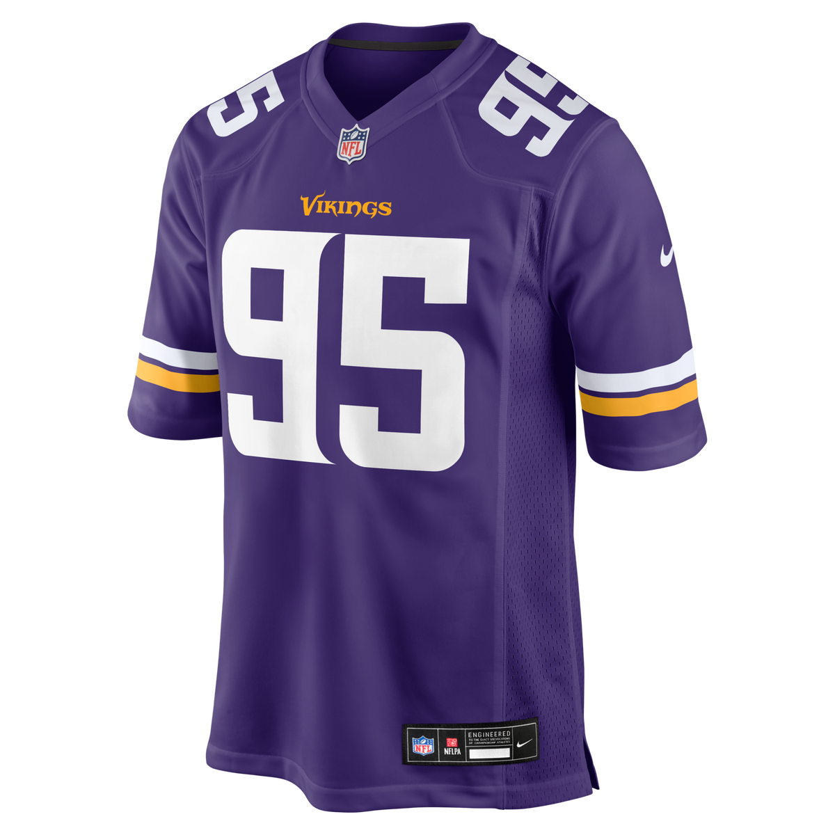 Minnesota Vikings Caleb Banks Purple 2026 NFL Draft First Round Pick No. 18 Team Game Jersey