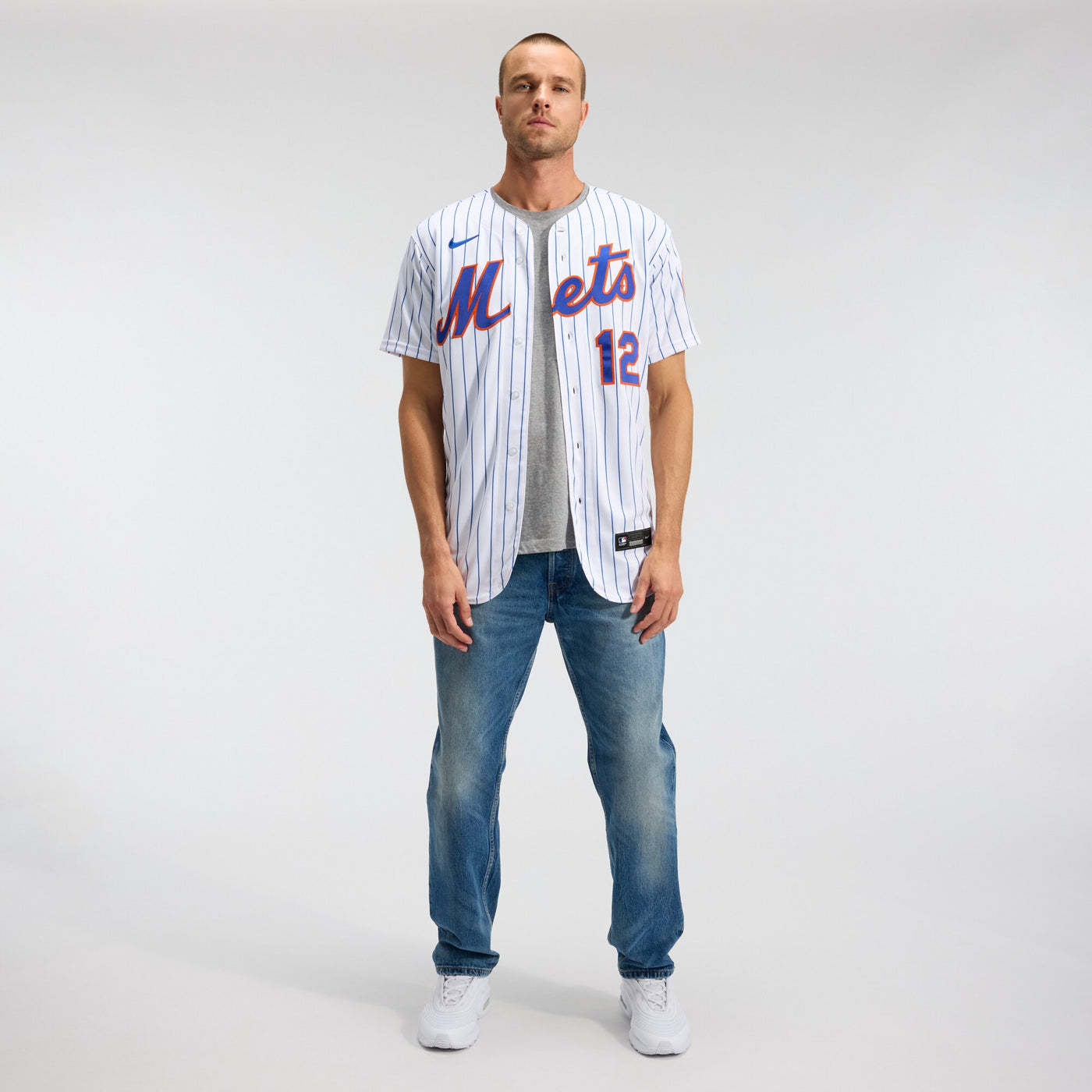 New York Mets Francisco Lindor Nike White Home Authentic Player Jersey