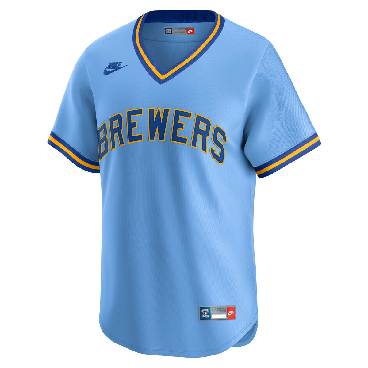 Milwaukee Brewers Light Blue Cooperstown Collection Limited Jersey