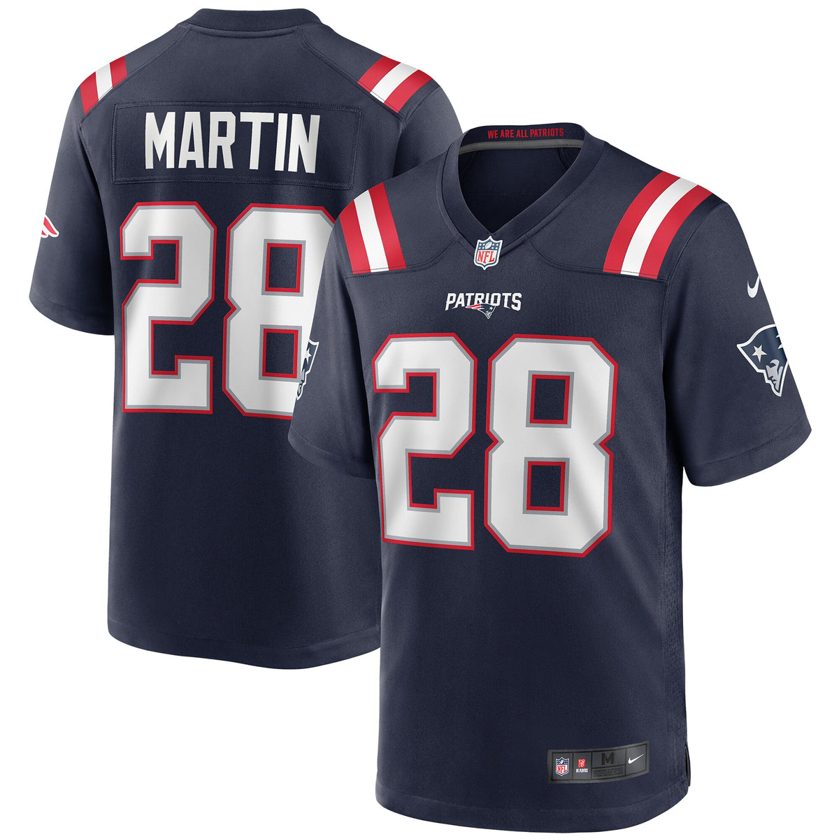 New England Patriots Curtis Martin Navy Game Retired Player Jersey