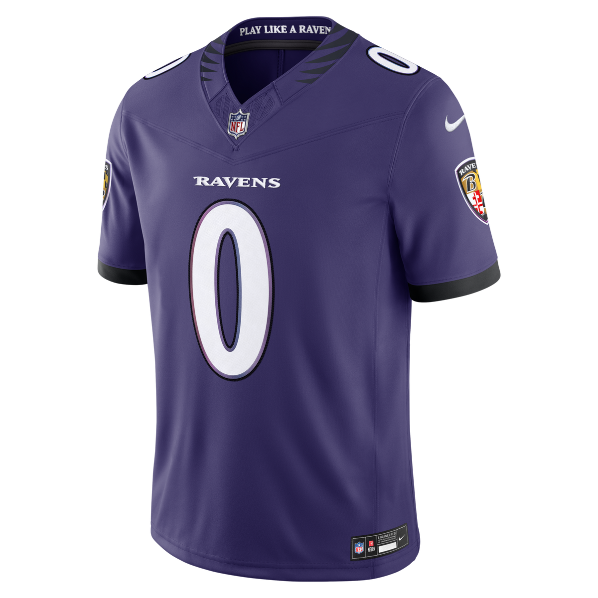 Baltimore Ravens Roquan Smith Purple Team Vapor F.U.S.E. Stitched Limited Jersey