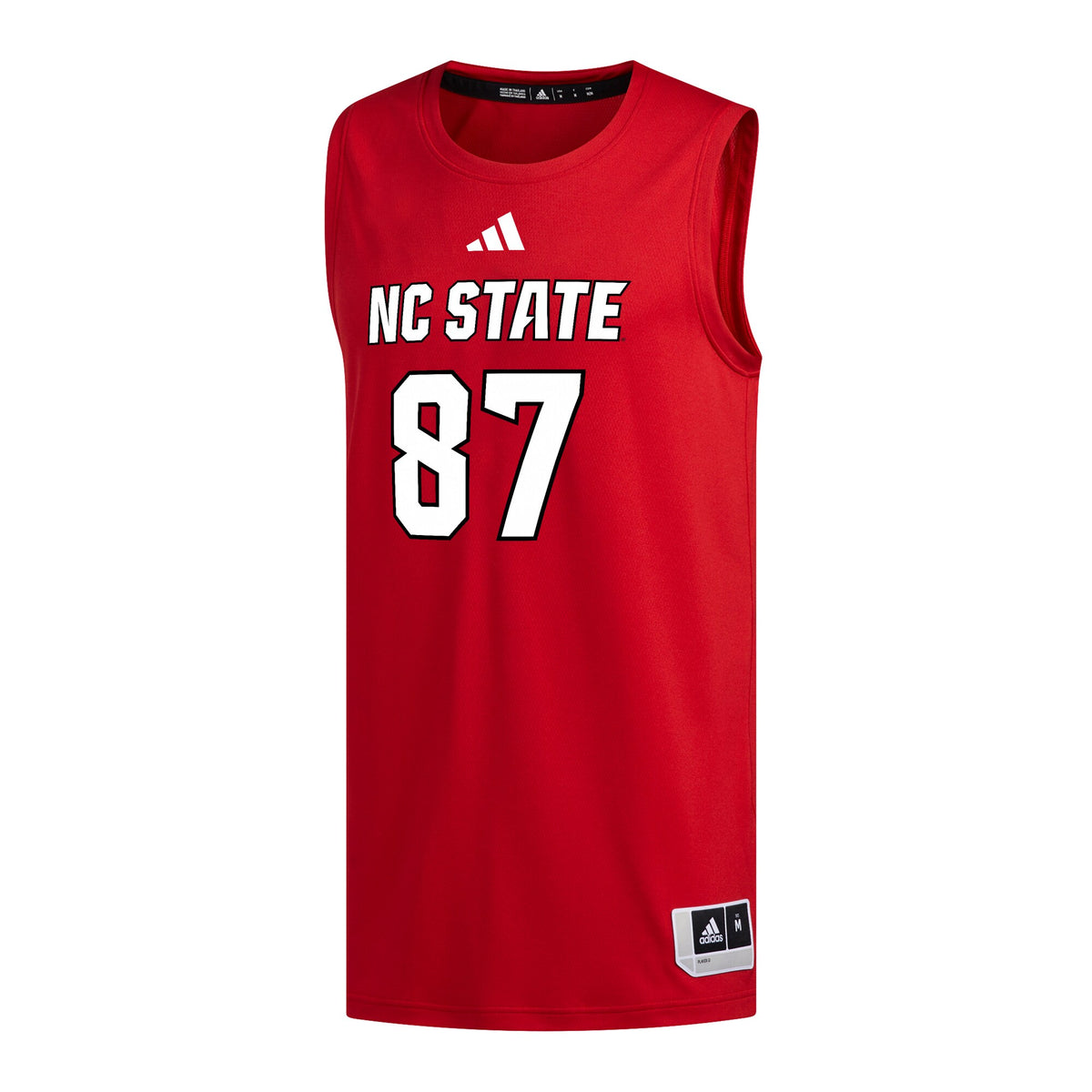 #87 NC State Wolfpack Replica Basketball Jersey - Red