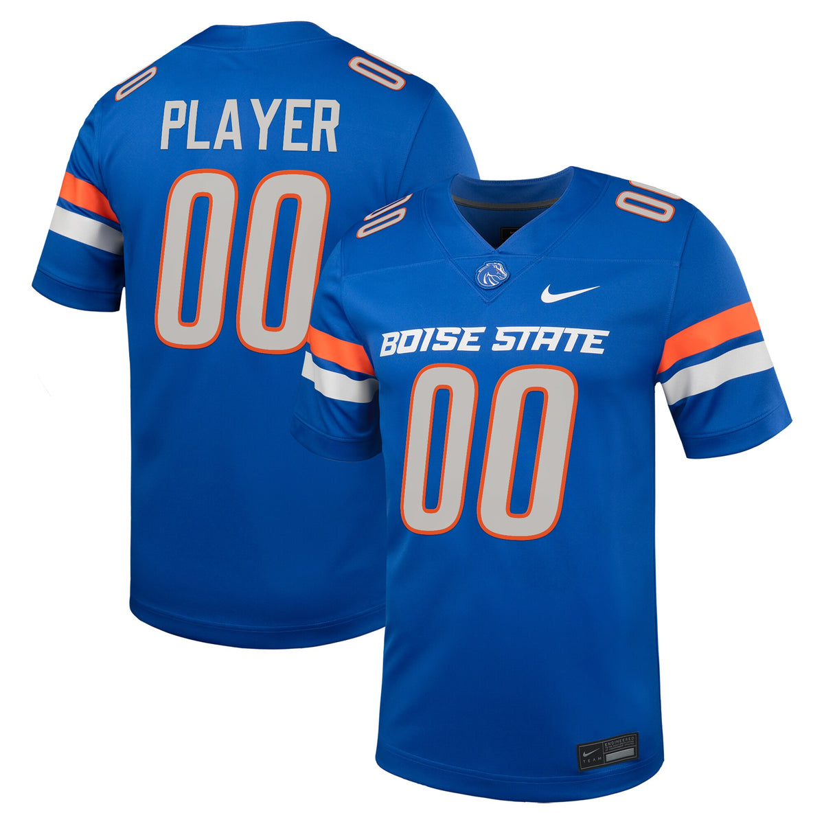 Boise State Broncos NIL Pick-A-Player Football Game Jersey - Royal
