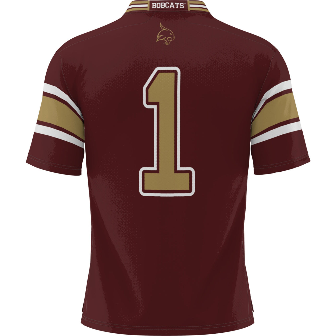 GameDay Greats #1 Maroon Texas State Bobcats Football Jersey