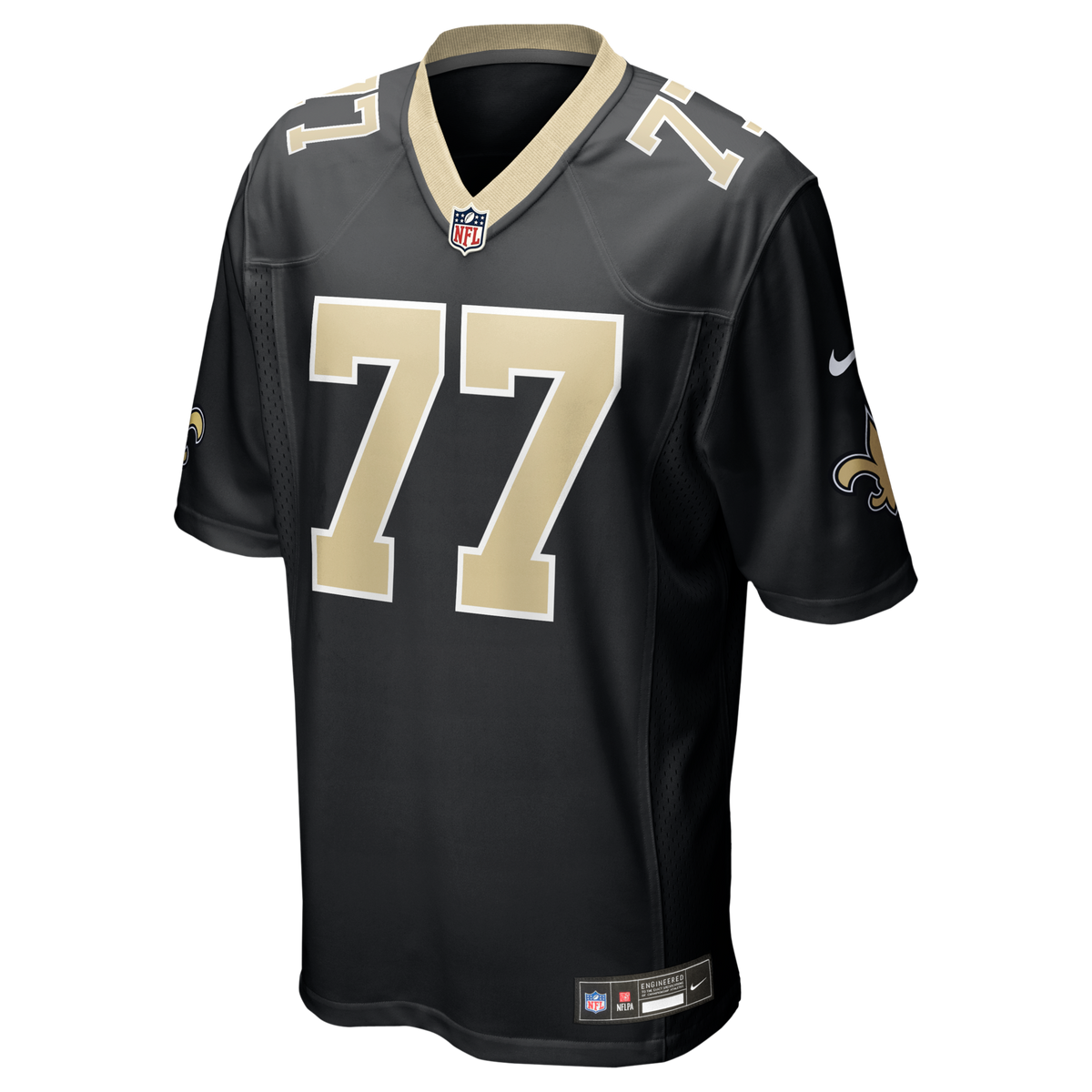 New Orleans Saints Dillon Radunz Black Team Game Jersey