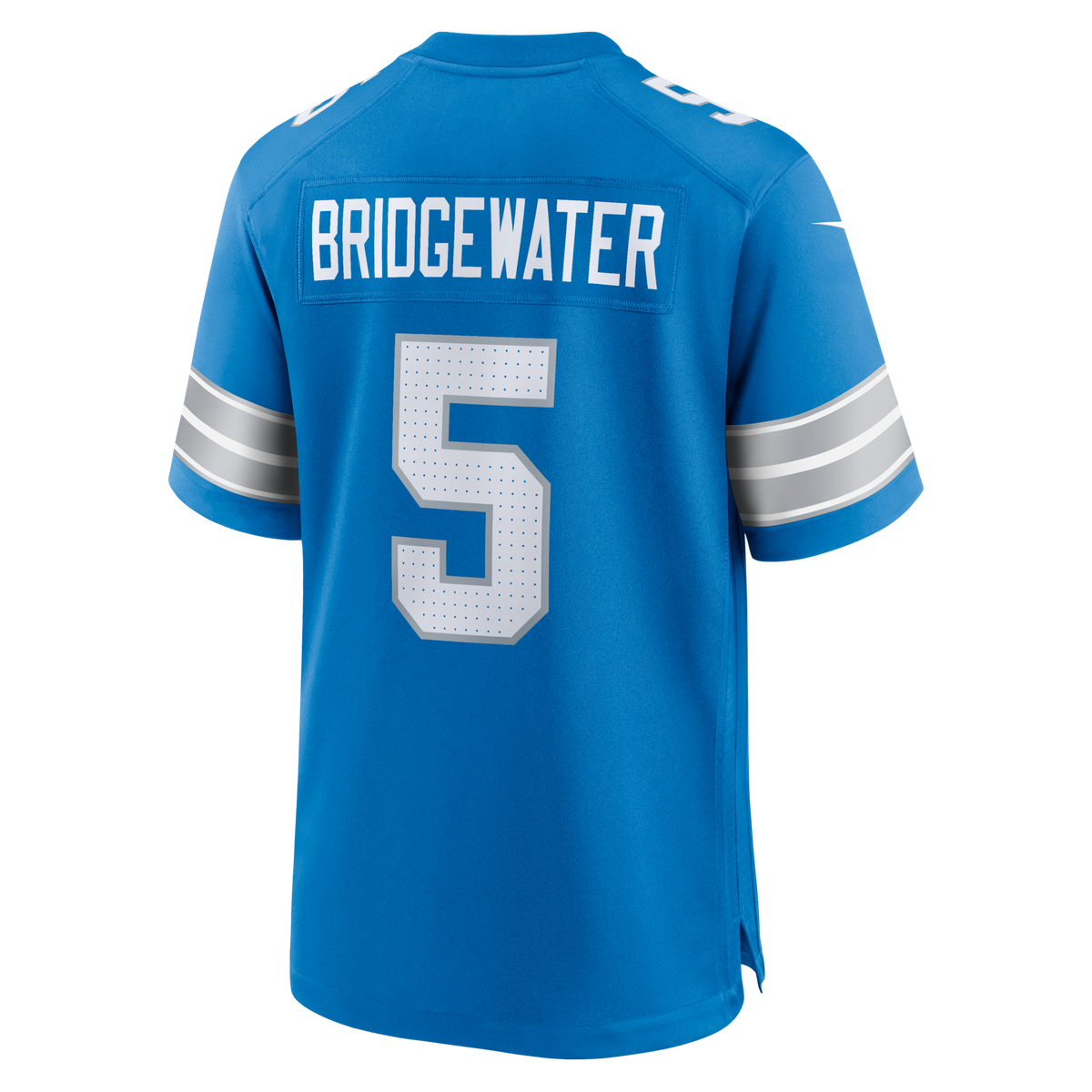 Detroit Lions Teddy Bridgewater Blue Team Game Jersey