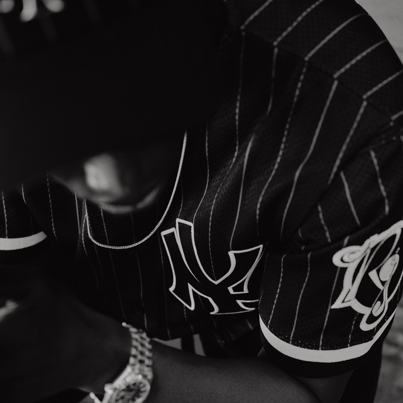 New York Yankees Jay-Z Reasonable Doubt x Mitchell & Ness Black Baseball Jersey