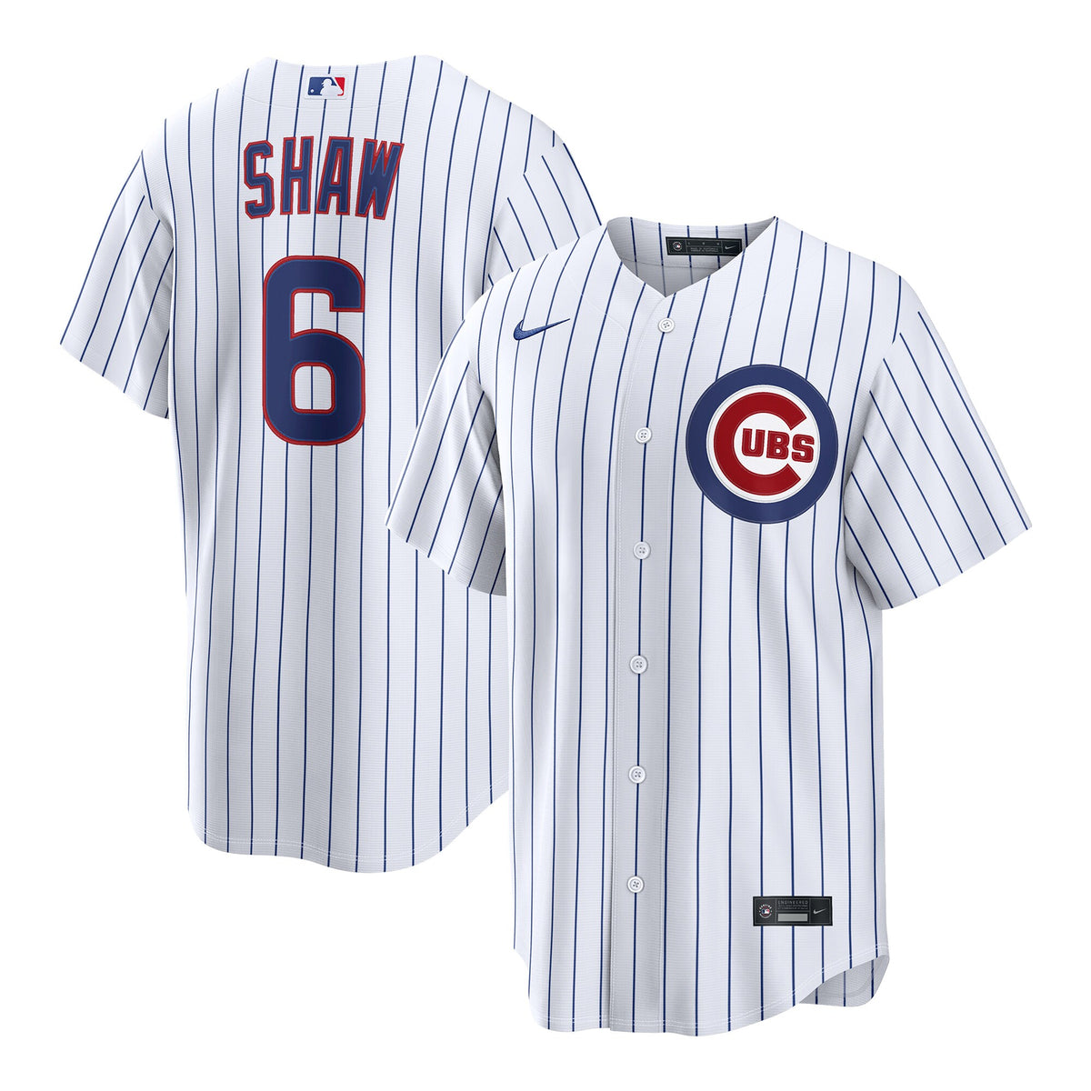Chicago Cubs Matt Shaw White Home Replica Jersey