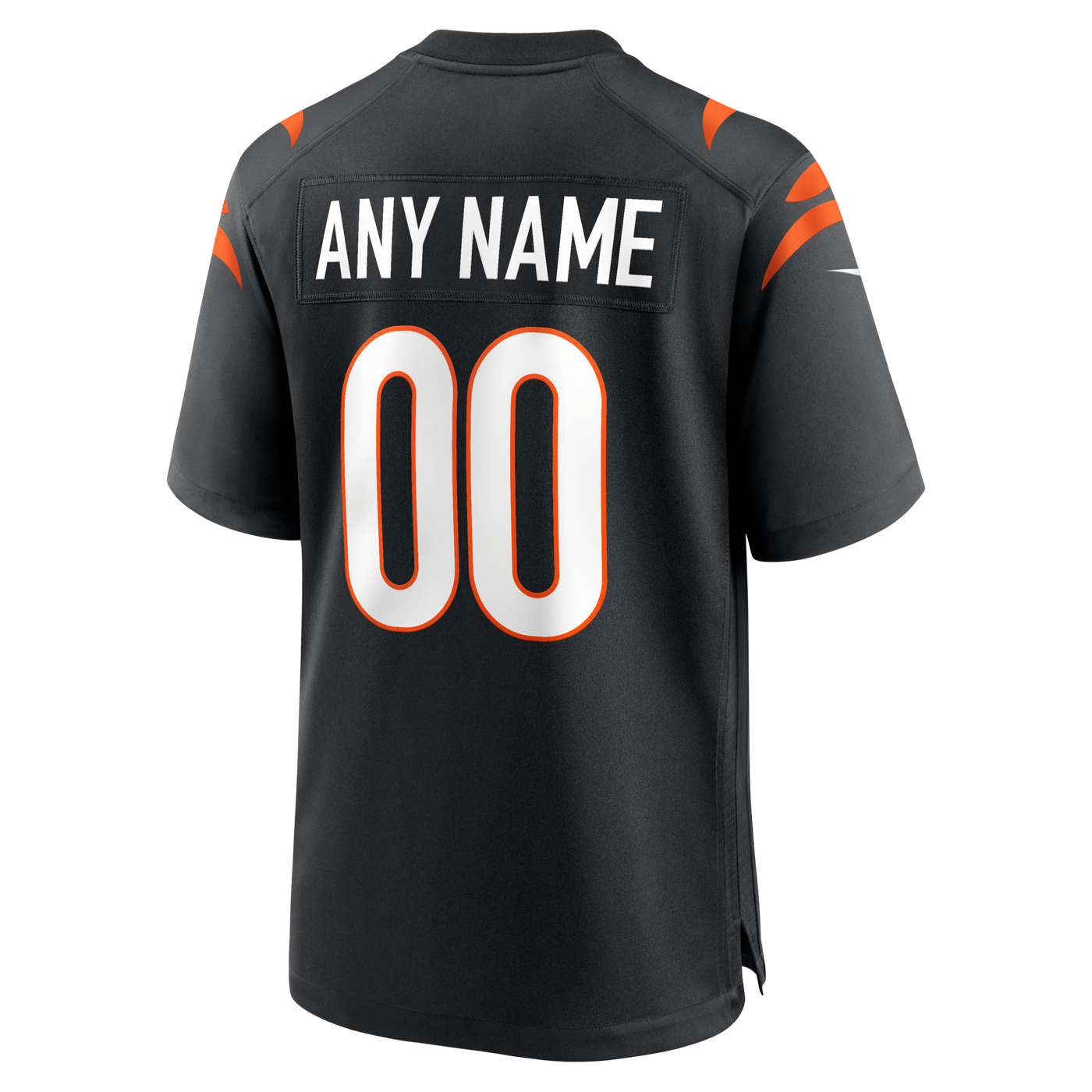 Cincinnati Bengals Nike Black Game Custom Jersey