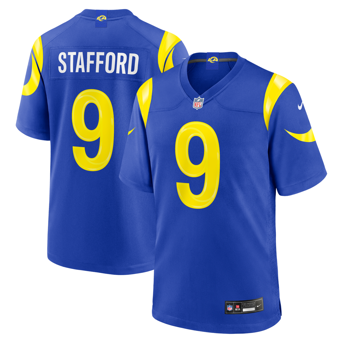 Los Angeles Rams Matthew Stafford Royal Team Game Player Jersey