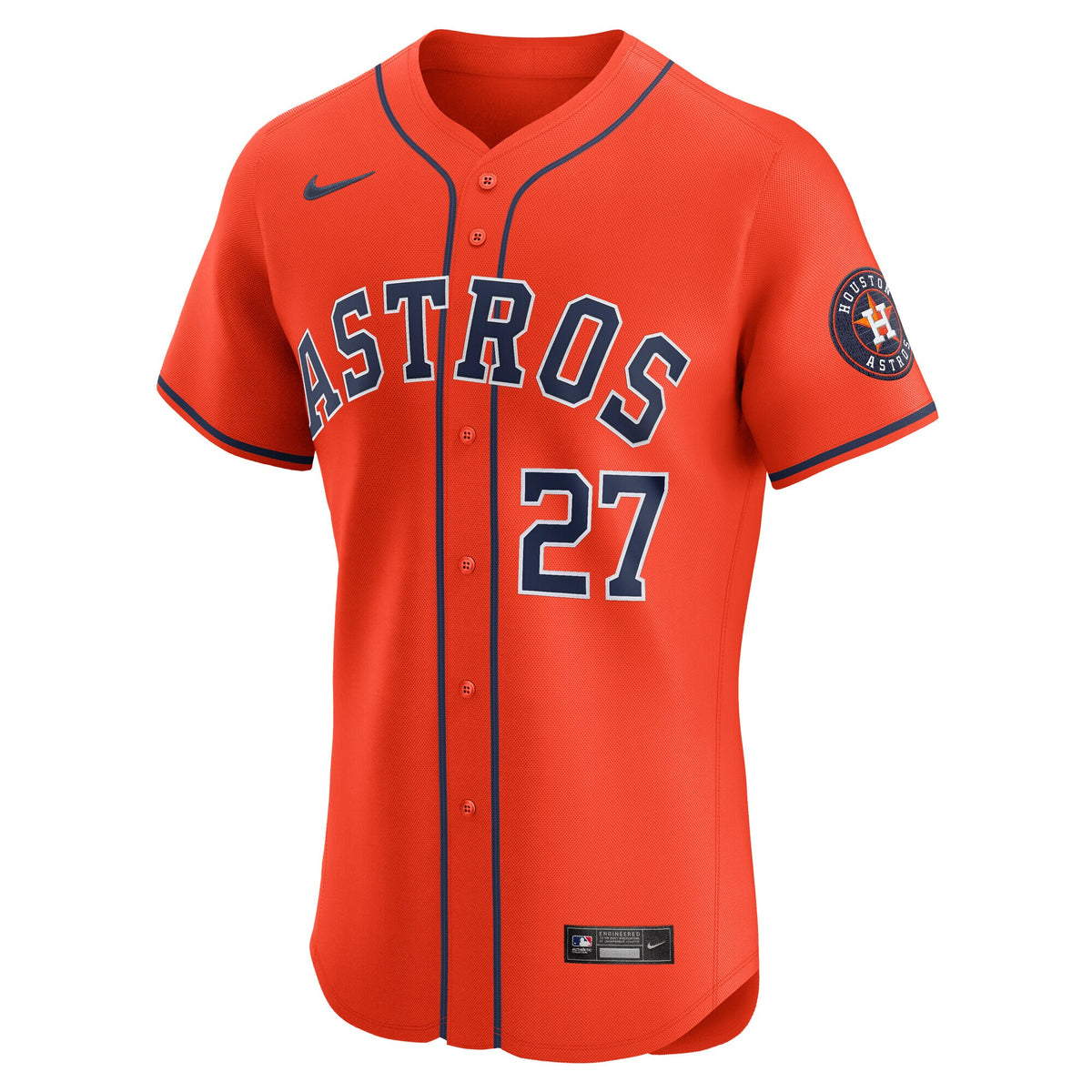 Houston Astros Jose Altuve Orange Alternate Elite Player Jersey