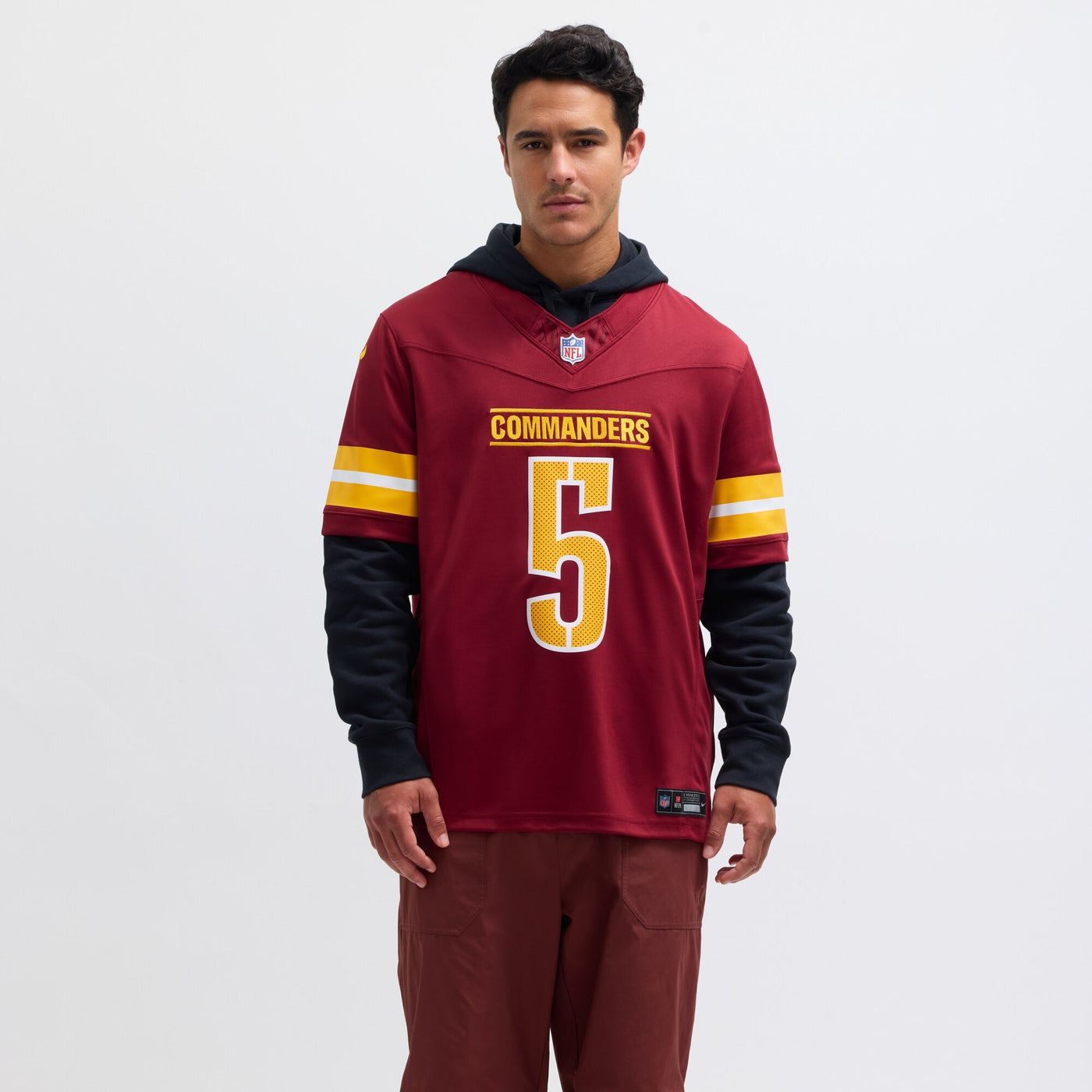 Washington Commanders Jayden Daniels Nike Burgundy Vapor F.U.S.E. Limited Jersey