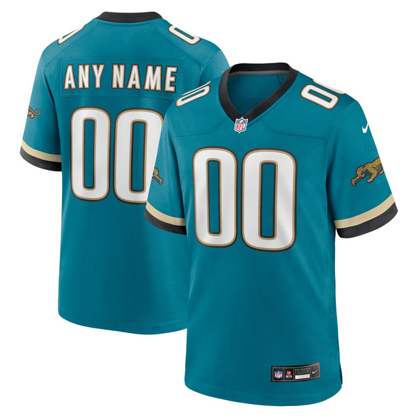 Jacksonville Jaguars Nike Teal Prowler Throwback Custom Game Jersey