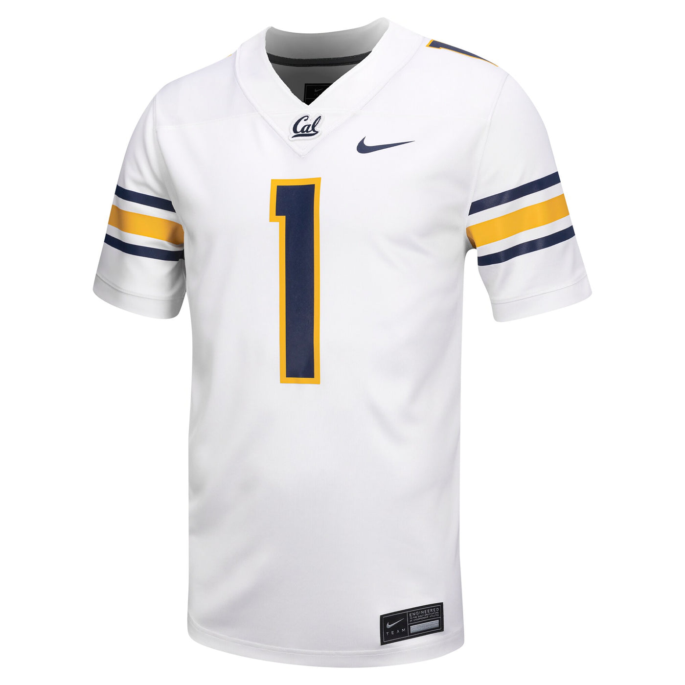 Nike #1 White Cal Bears Untouchable Football Jersey