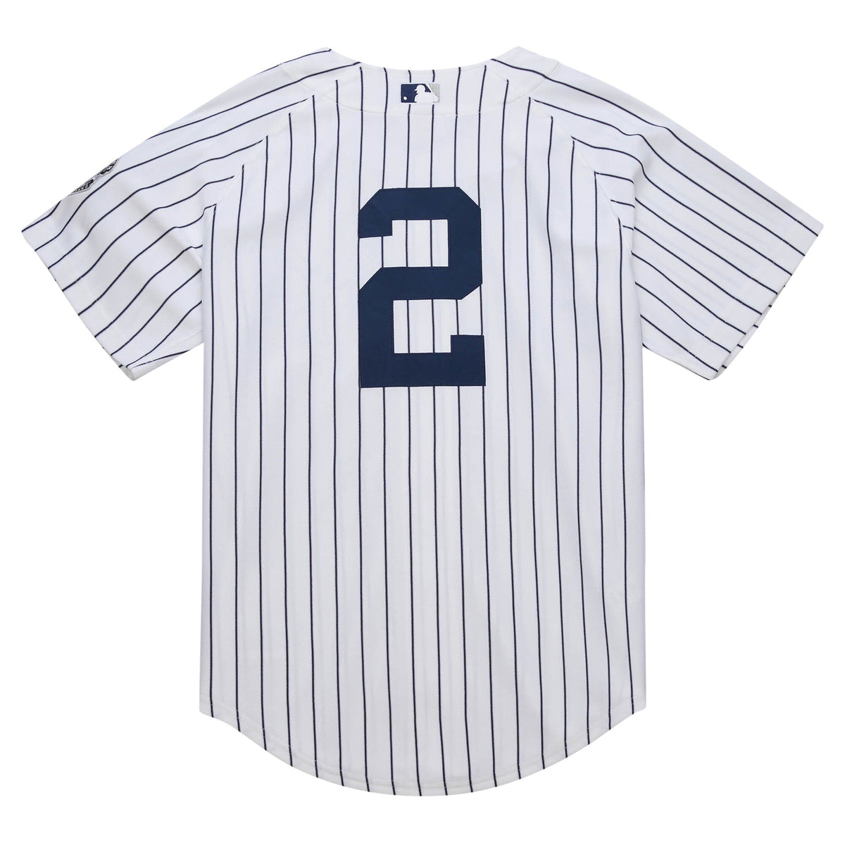 New York Yankees Derek Jeter Mitchell & Ness White 2014 Cooperstown Collection Authentic Throwback Jersey