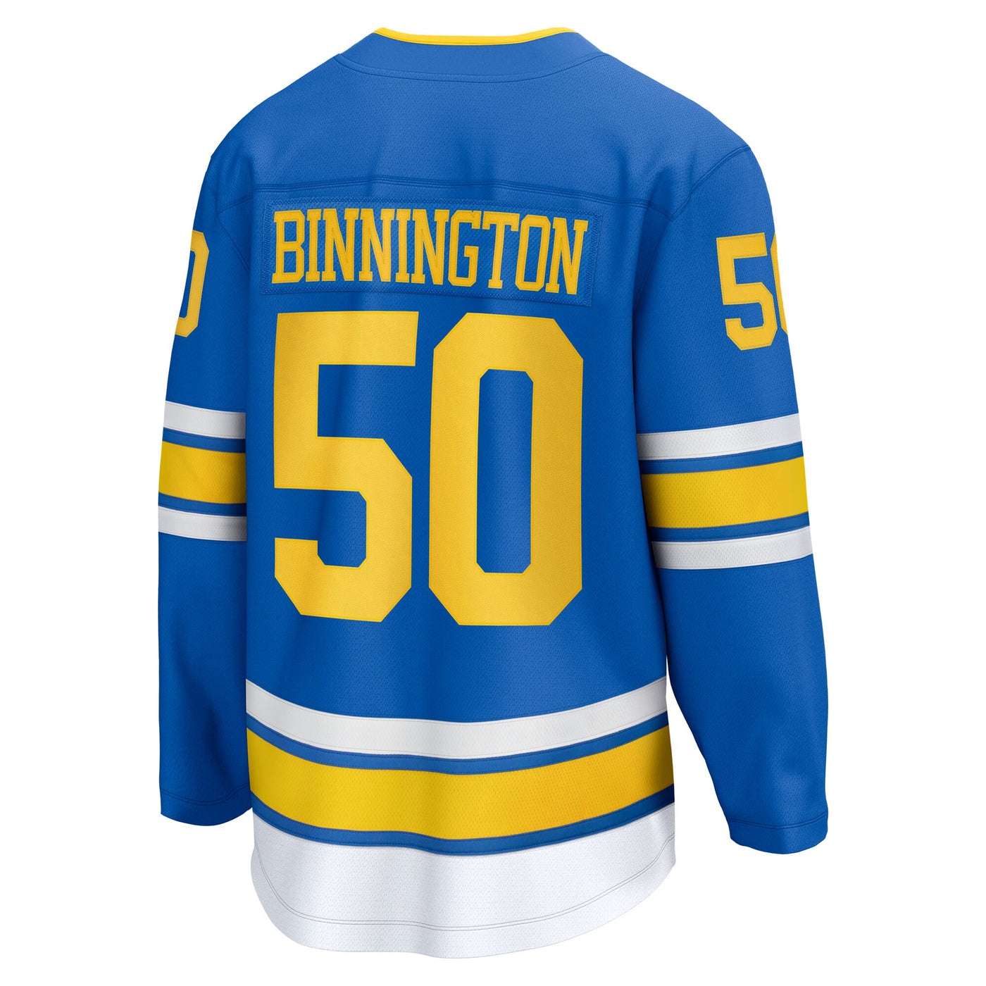 St. Louis Blues Jordan Binnington Fanatics Blue Home Breakaway Jersey