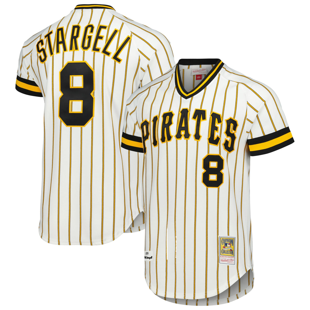 Pittsburgh Pirates Willie Stargell Mitchell & Ness White Cooperstown Collection 1979 Authentic Jersey