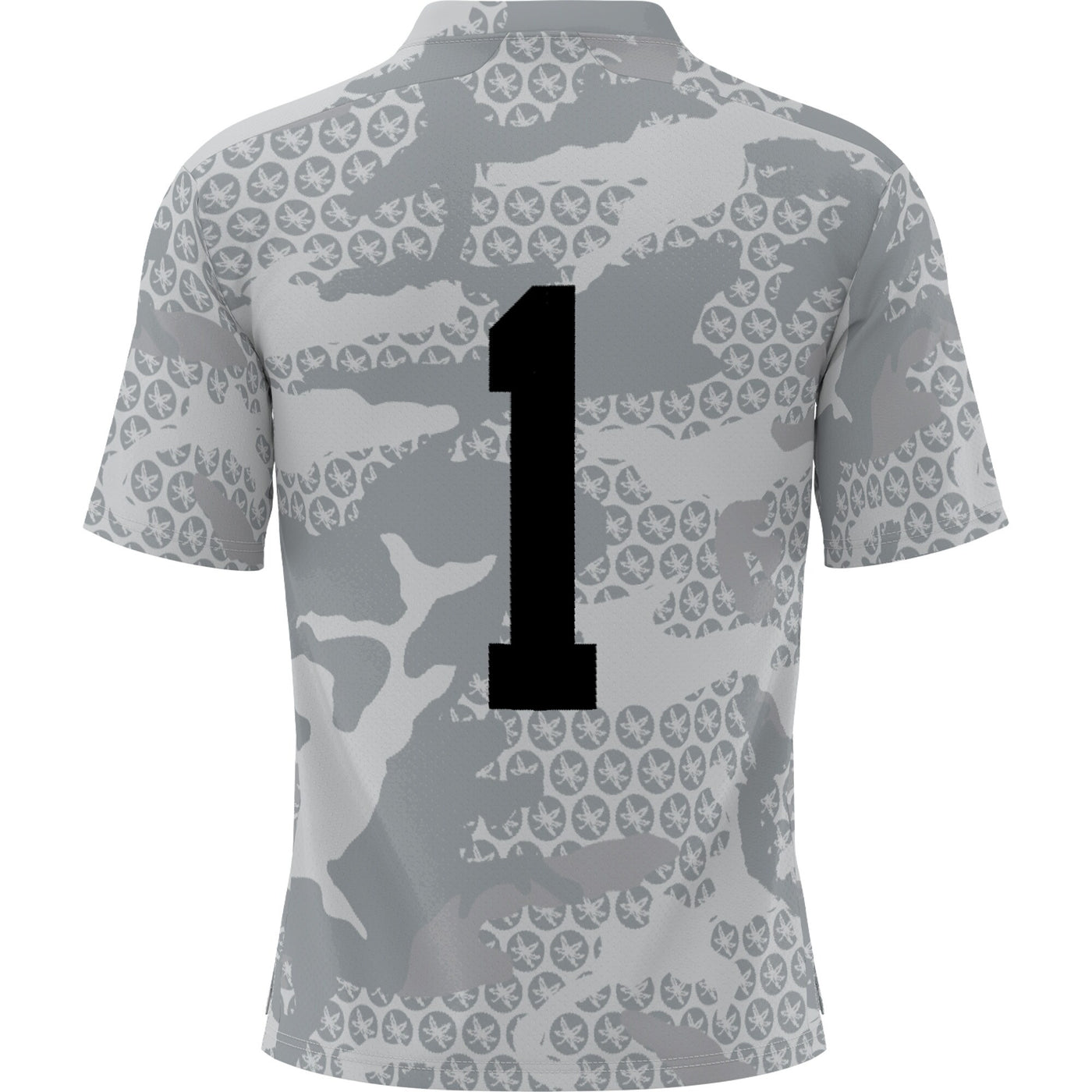 GameDay Greats #1 Gray Ohio State Buckeyes Camo Football Jersey
