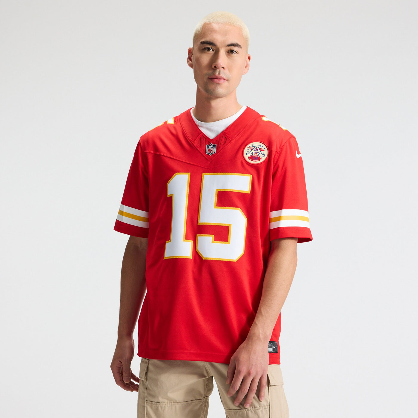 Kansas City Chiefs Patrick Mahomes Nike Red Team Vapor F.U.S.E. Stitched Limited Jersey