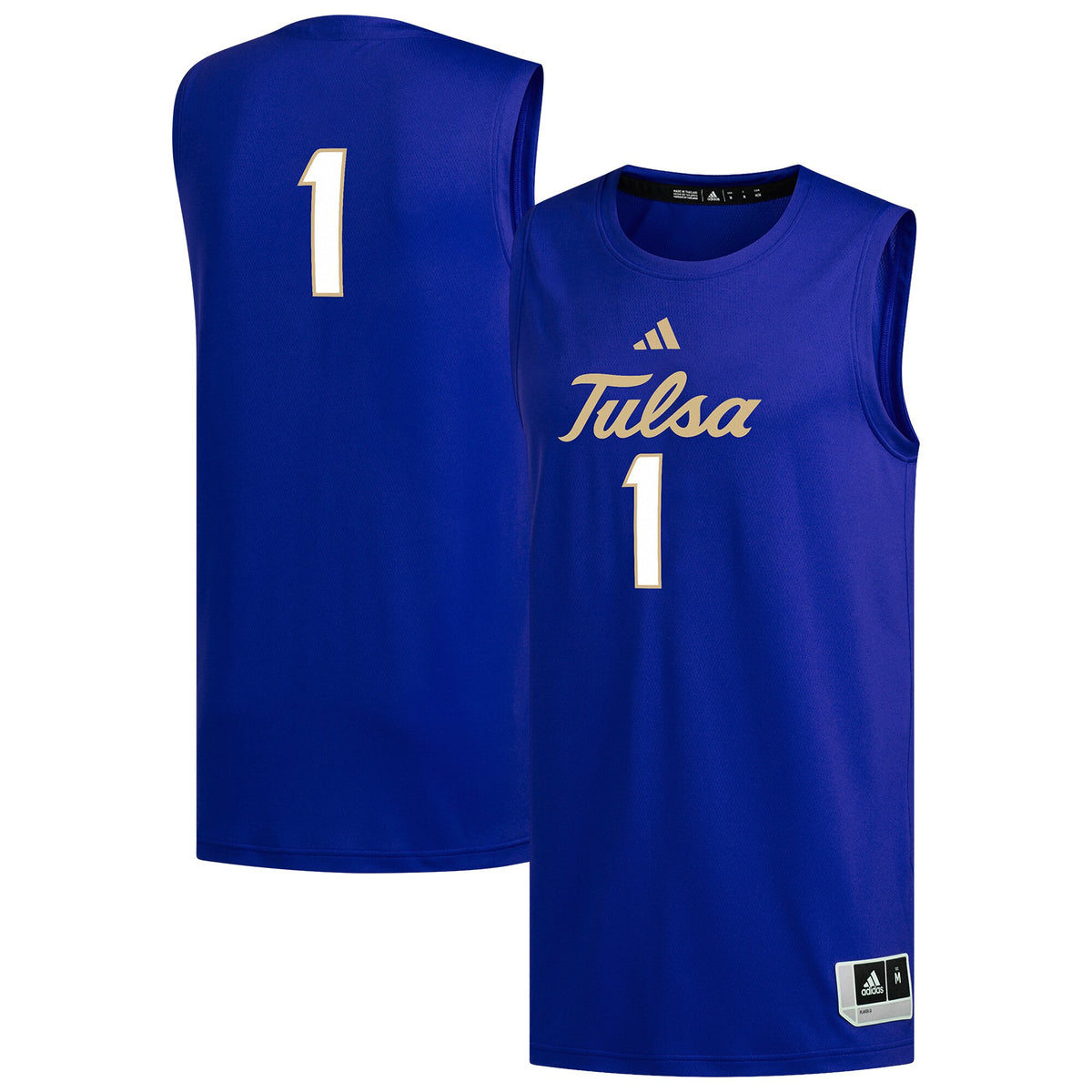 #1 Tulsa Golden Hurricane Replica Basketball Jersey - Royal