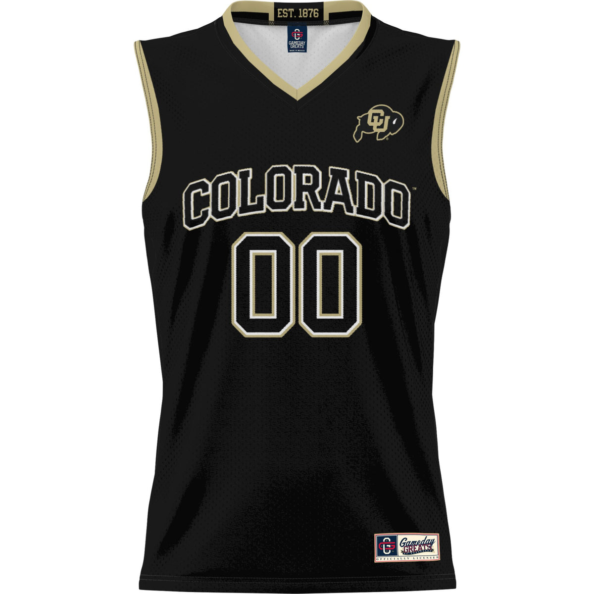 Colorado Buffaloes GameDay Greats Lightweight NIL Pick-A-Player Basketball Jersey - Black