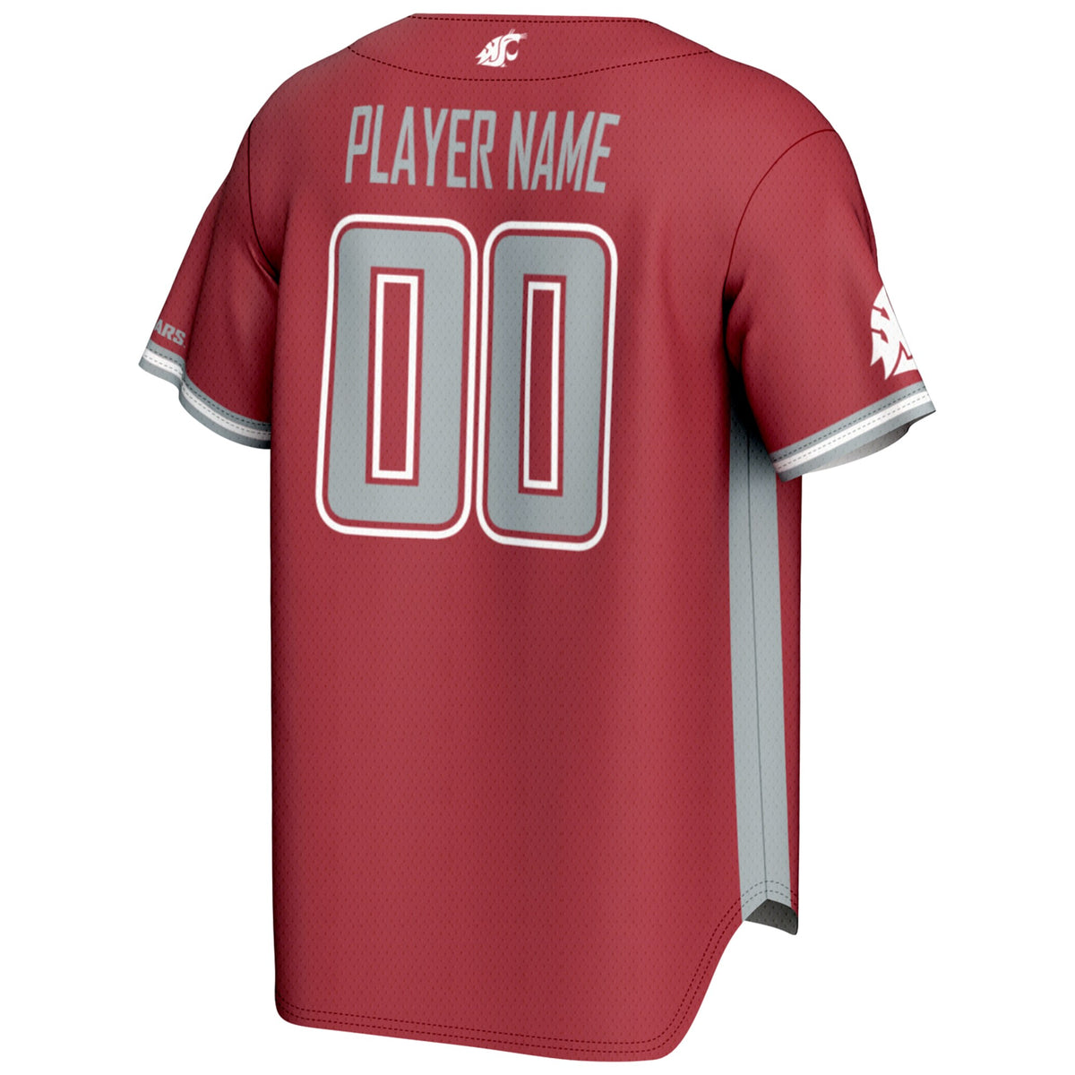 Washington State Cougars GameDay Greats NIL Pick-A-Player Lightweight Baseball Jersey - Crimson