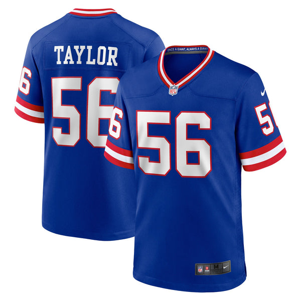 New York Giants Lawrence Taylor Nike Royal Classic Retired Player Game Jersey