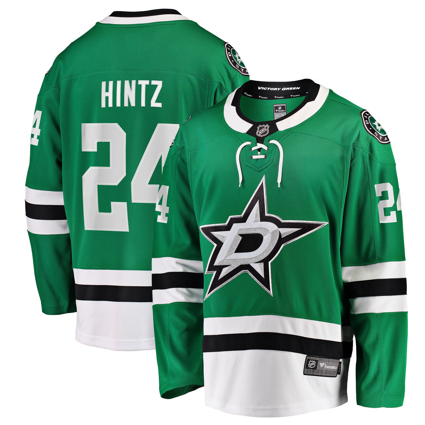 Dallas Stars Roope Hintz Fanatics Kelly Green Home Breakaway Player Jersey