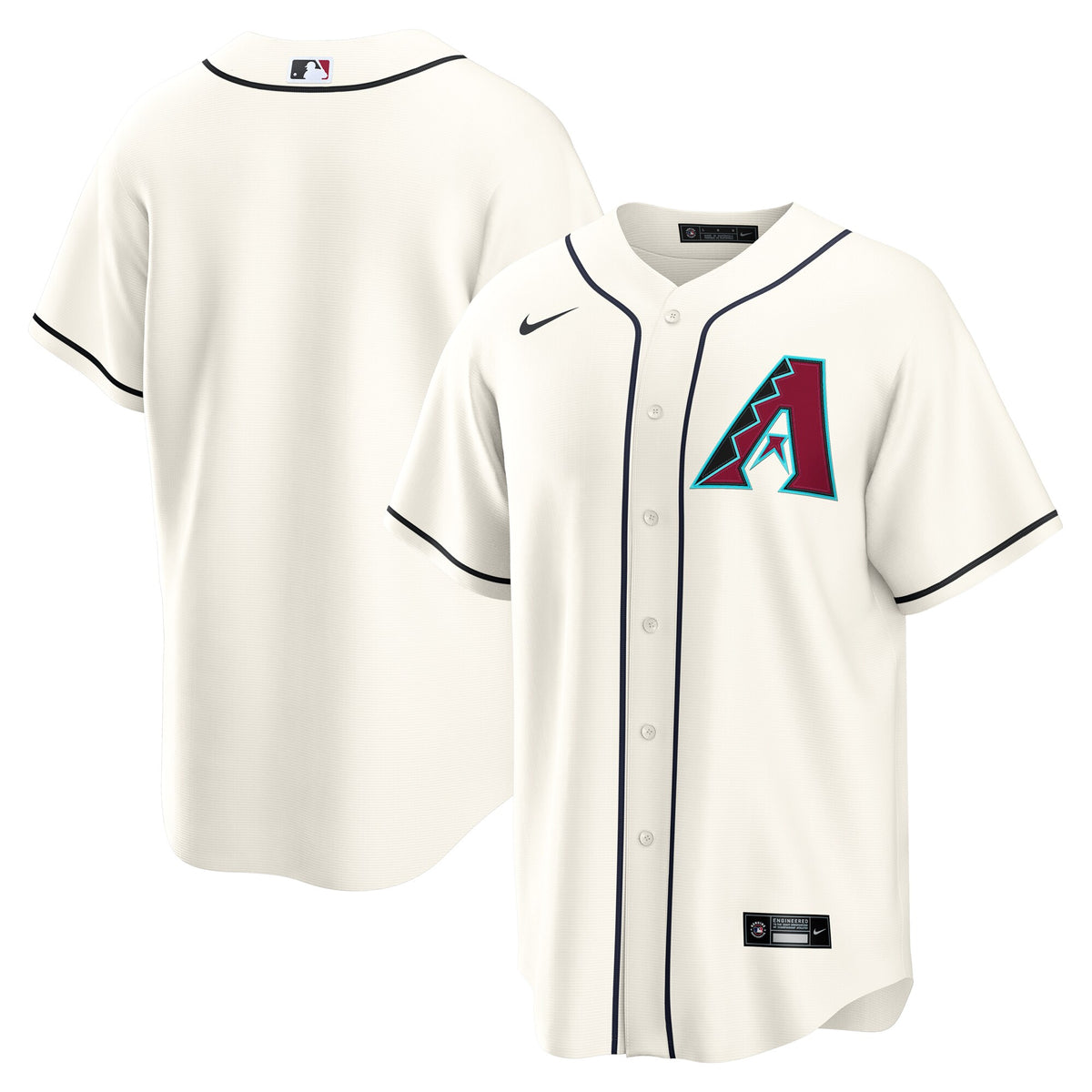 Arizona Diamondbacks Cream Home Replica Jersey