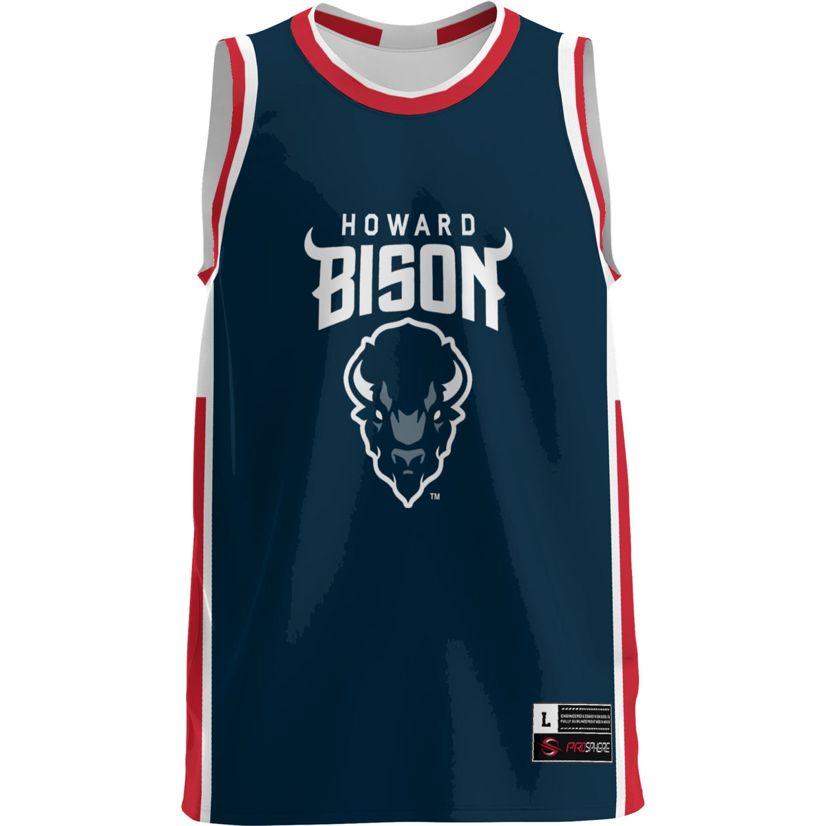 Howard Bison GameDay Greats Lightweight Basketball Jersey - Blue
