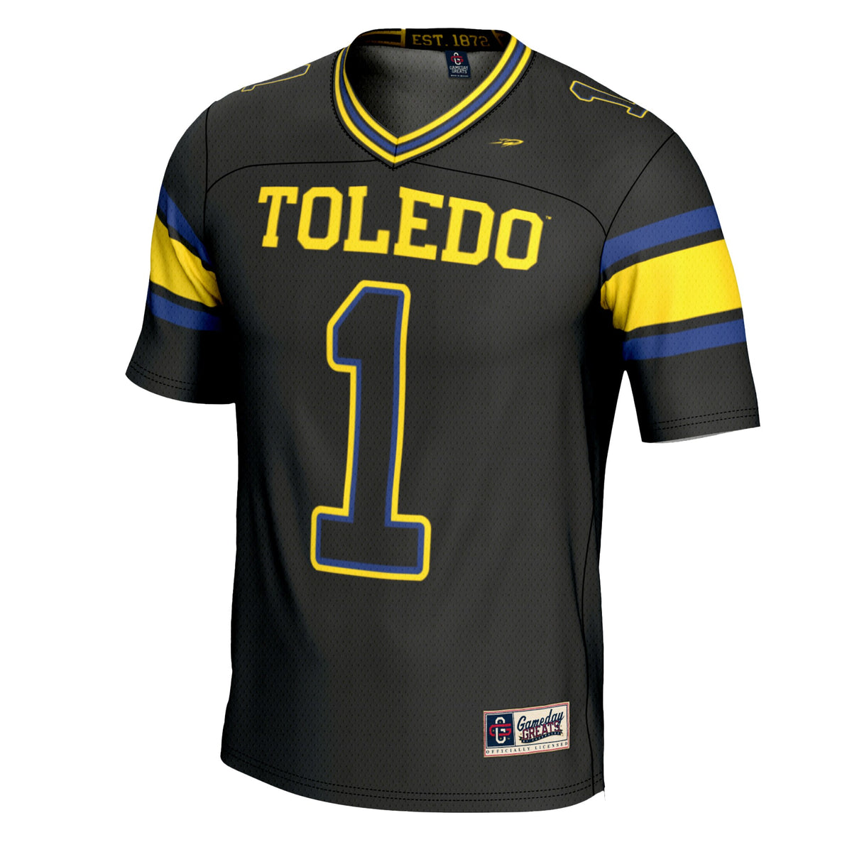 #1 Toledo Rockets GameDay Greats Football Jersey - Black