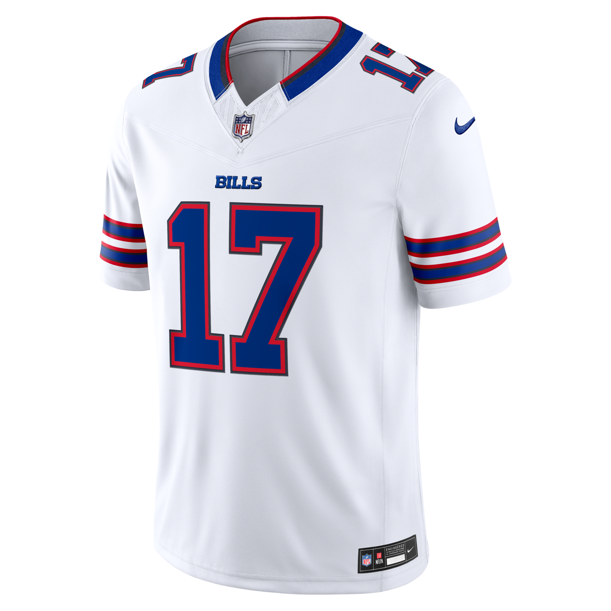 Buffalo Bills Josh Allen White Vapor F.U.S.E. Stitched Limited Jersey