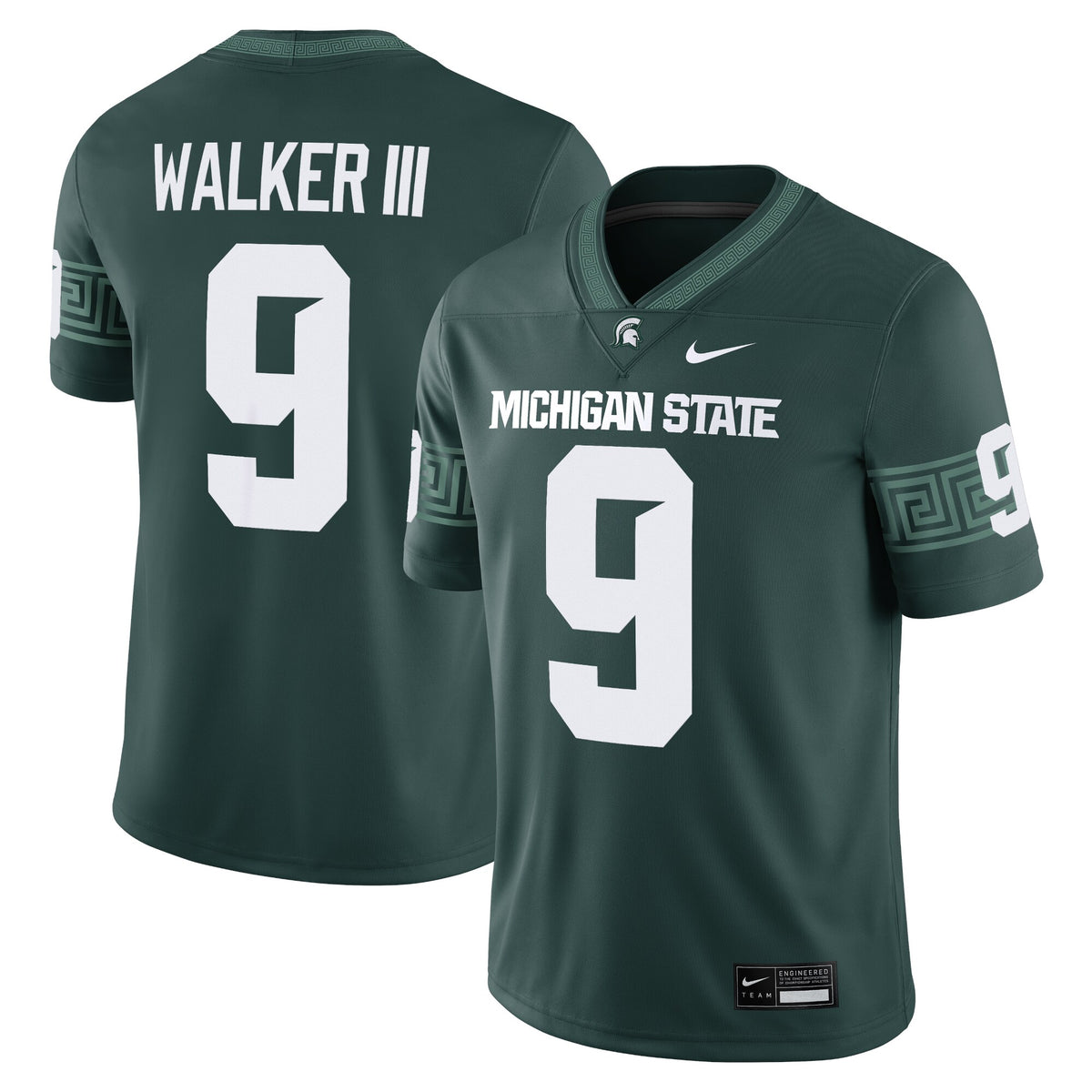 Kenneth Walker III Michigan State Spartans Alumni Game Jersey - Green