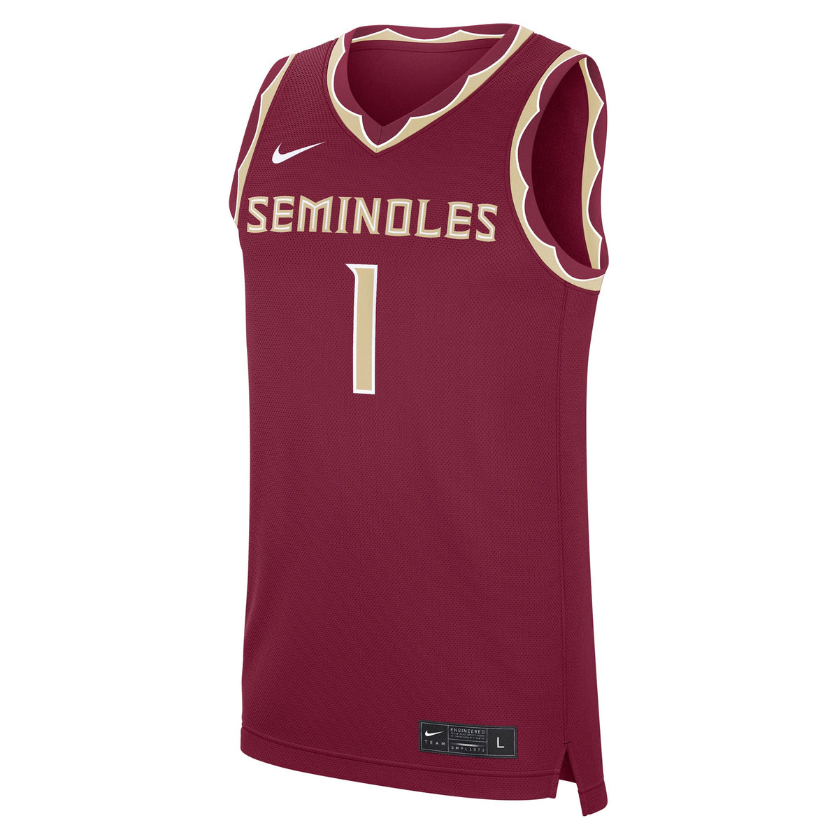 #1 Florida State Seminoles Road Replica Jersey - Garnet