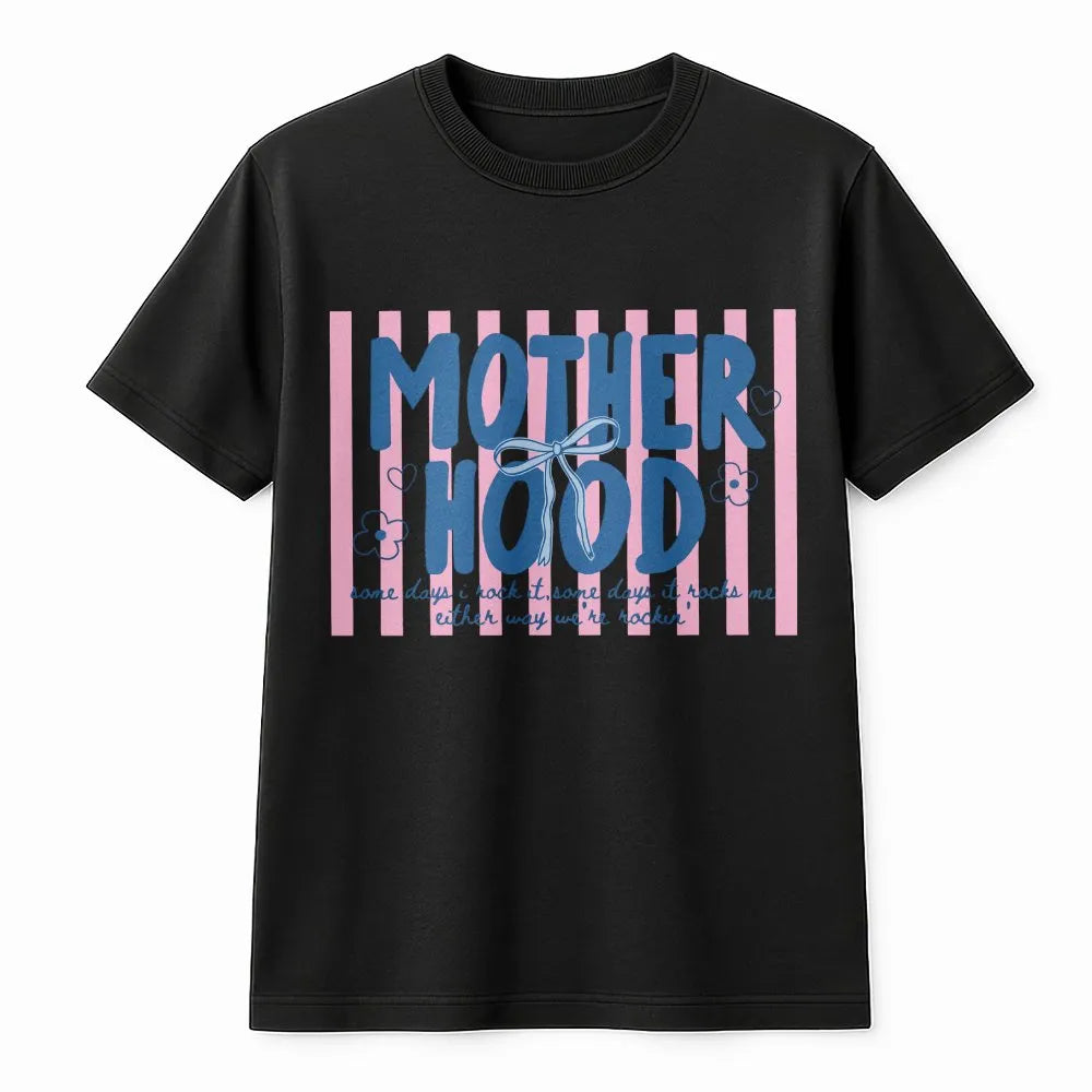 Retro Motherhood T-Shirt | Trendy Cool Mom Club Graphic | Soft Cotton Blend Sweatshirt | Gift for New Mom