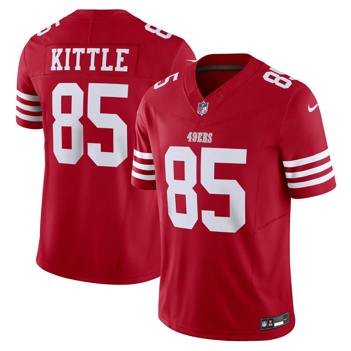 San Francisco 49ers George Kittle Scarlet Vapor F.U.S.E. Limited Jersey