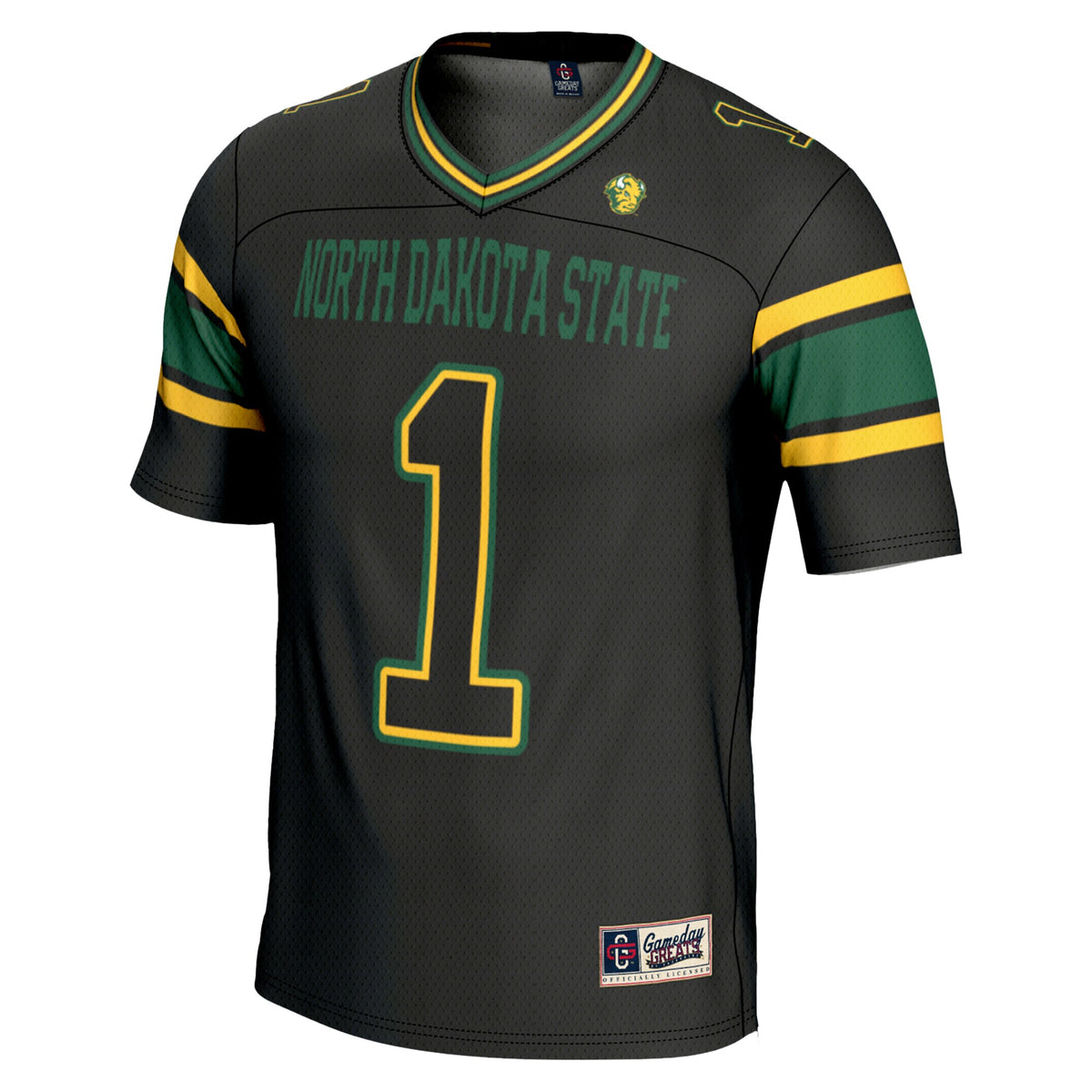 #1 NDSU Bison GameDay Greats Endzone Football Jersey - Black
