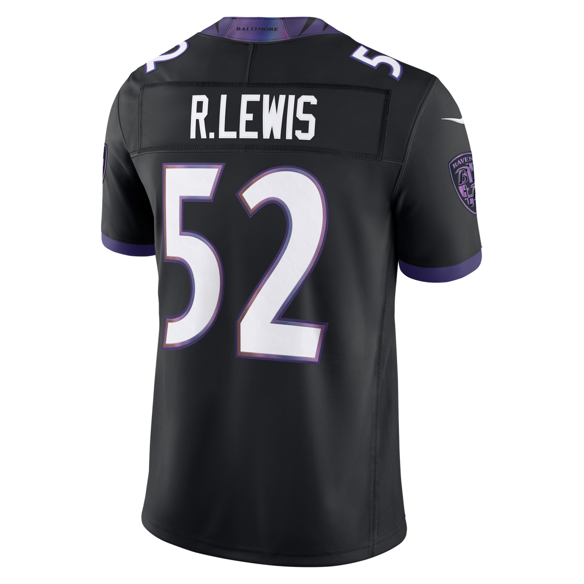 Baltimore Ravens Ray Lewis Black Alternate Vapor F.U.S.E. Stitched Retired Player Limited Jersey