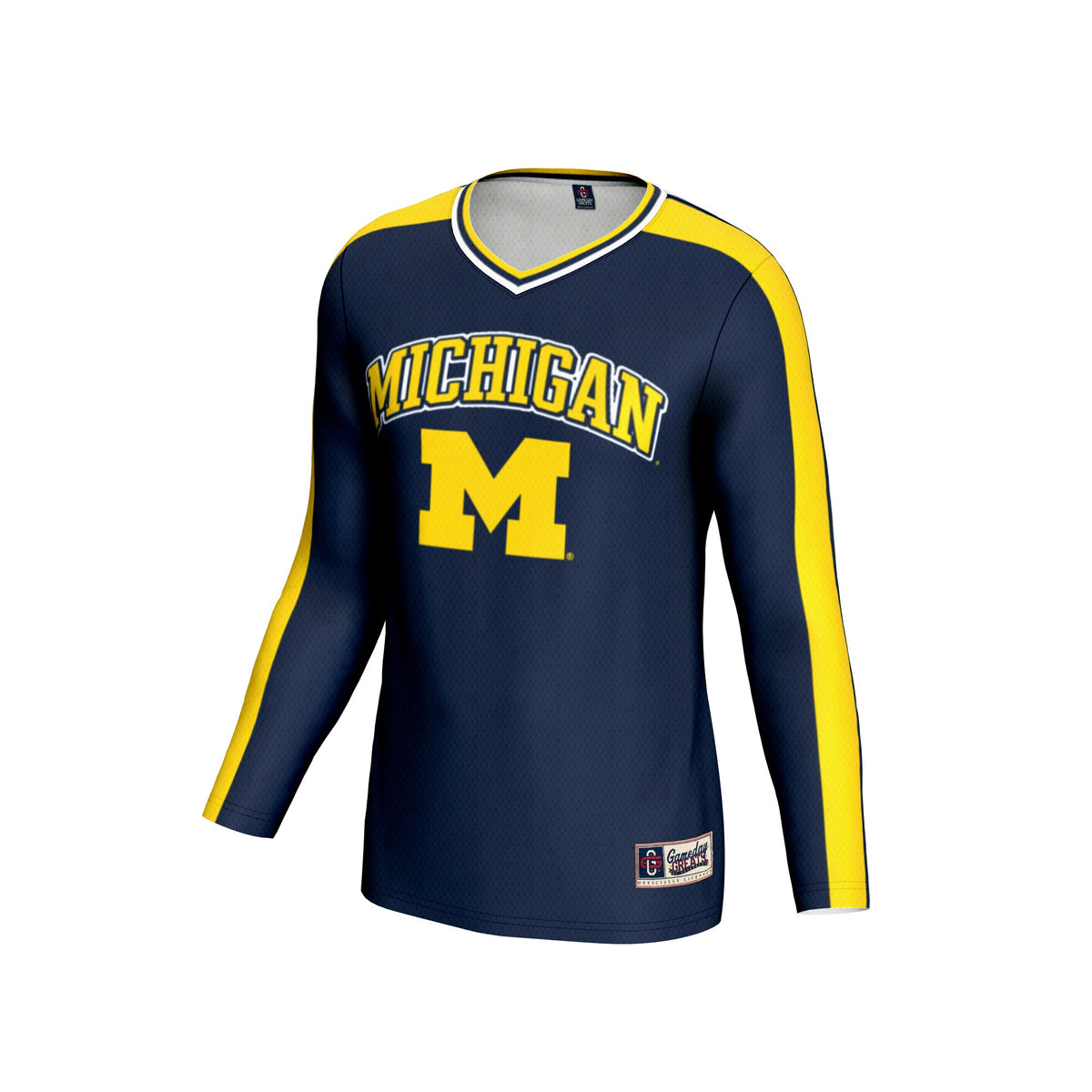 Michigan Wolverines GameDay Greats #1 Lightweight Volleyball Fashion Jersey - Navy