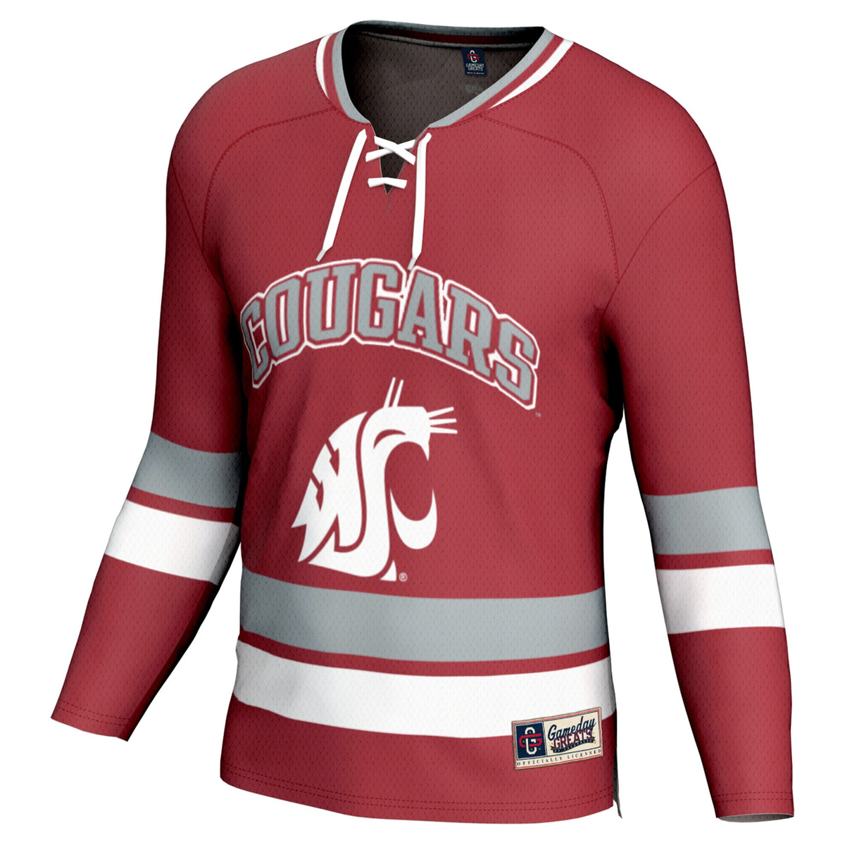 Washington State Cougars GameDay Greats Spirit Hockey Jersey - Crimson