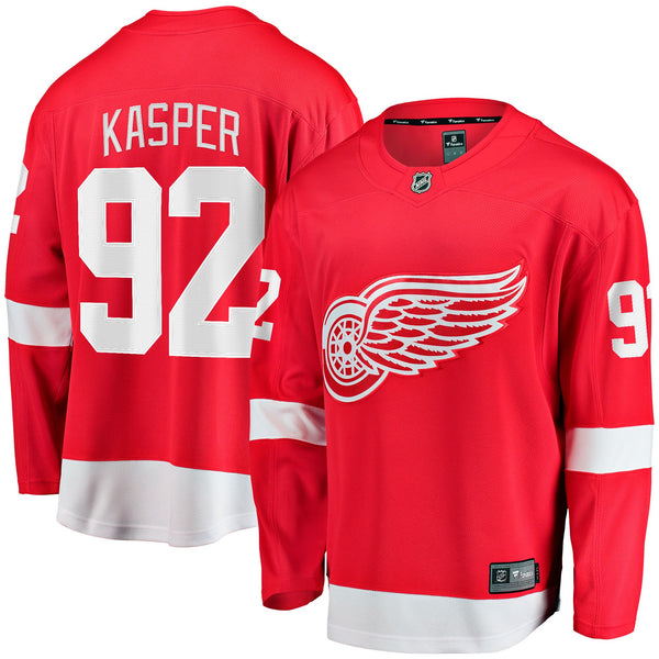 Detroit Red Wings Marco Kasper Fanatics Red Home Breakaway Jersey