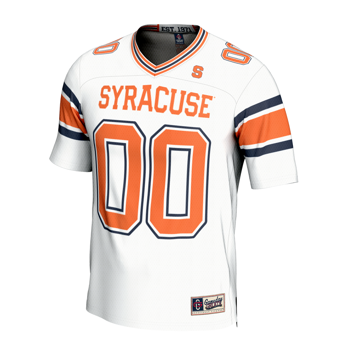 Syracuse Orange GameDay Greats NIL Pick-A-Player Lightweight Collegiate Football Fashion Jersey - White