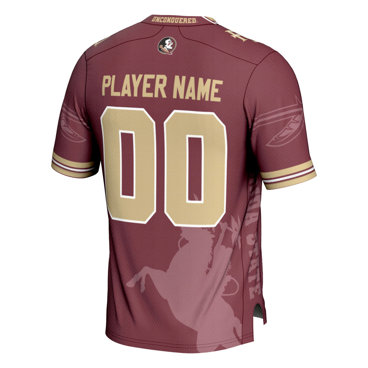Florida State Seminoles GameDay Greats Icon Print NIL Pick-A-Player Football Jersey - Garnet