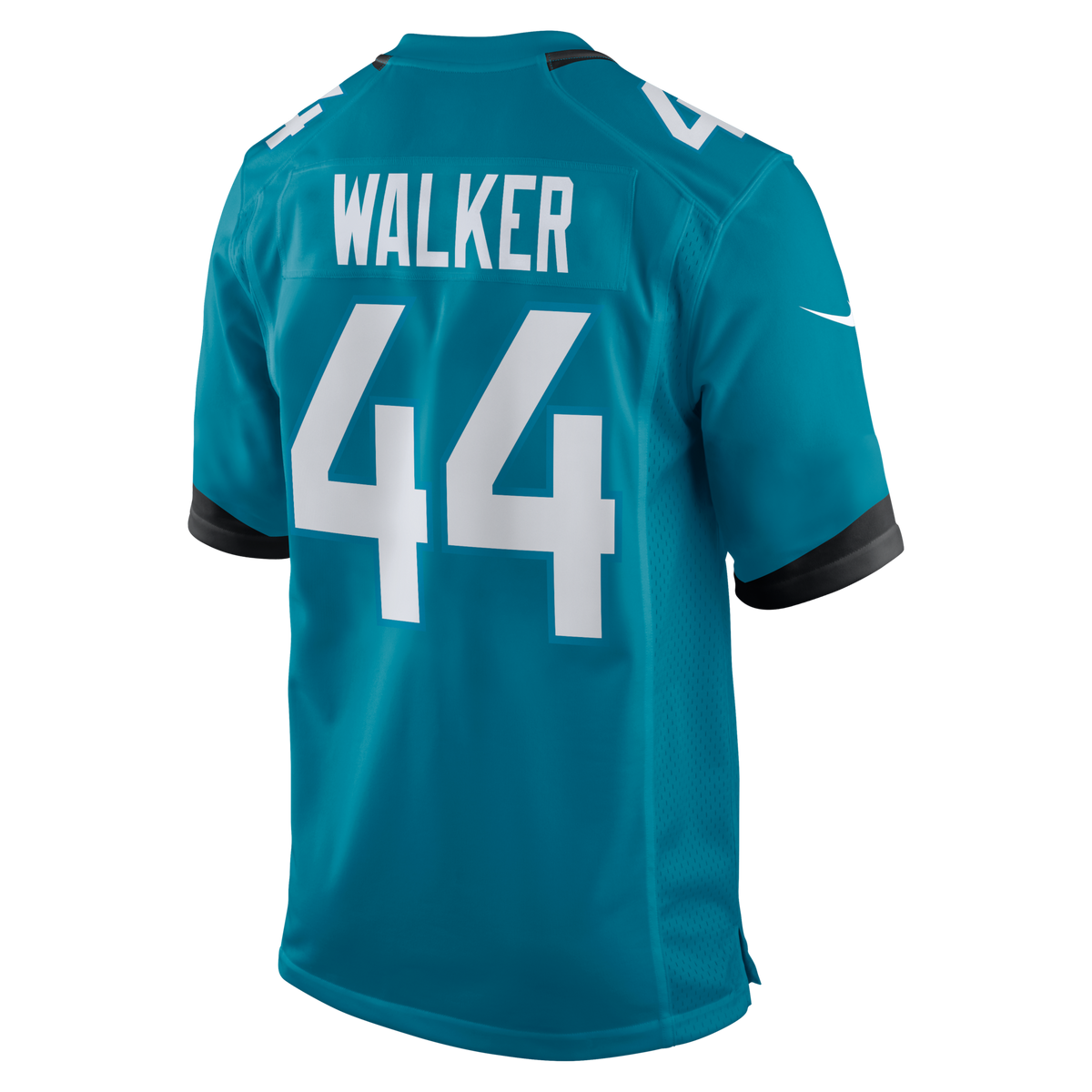 Jacksonville Jaguars Travon Walker Teal Player Game Jersey