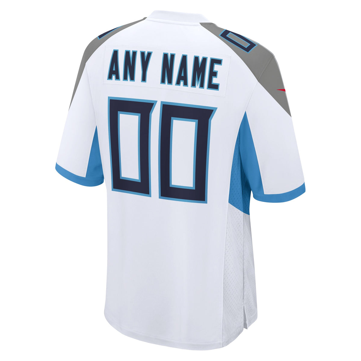 Tennessee Titans White Custom Game Jersey