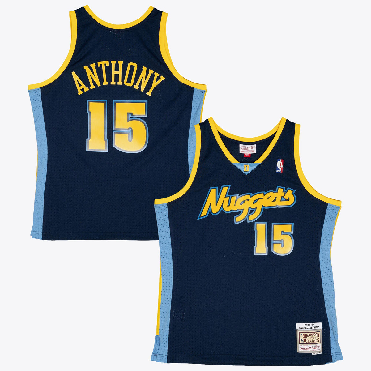 Denver Nuggets Mitchell & Ness Carmelo Anthony 2006 Alternate Authentic Jersey - Ash Blue