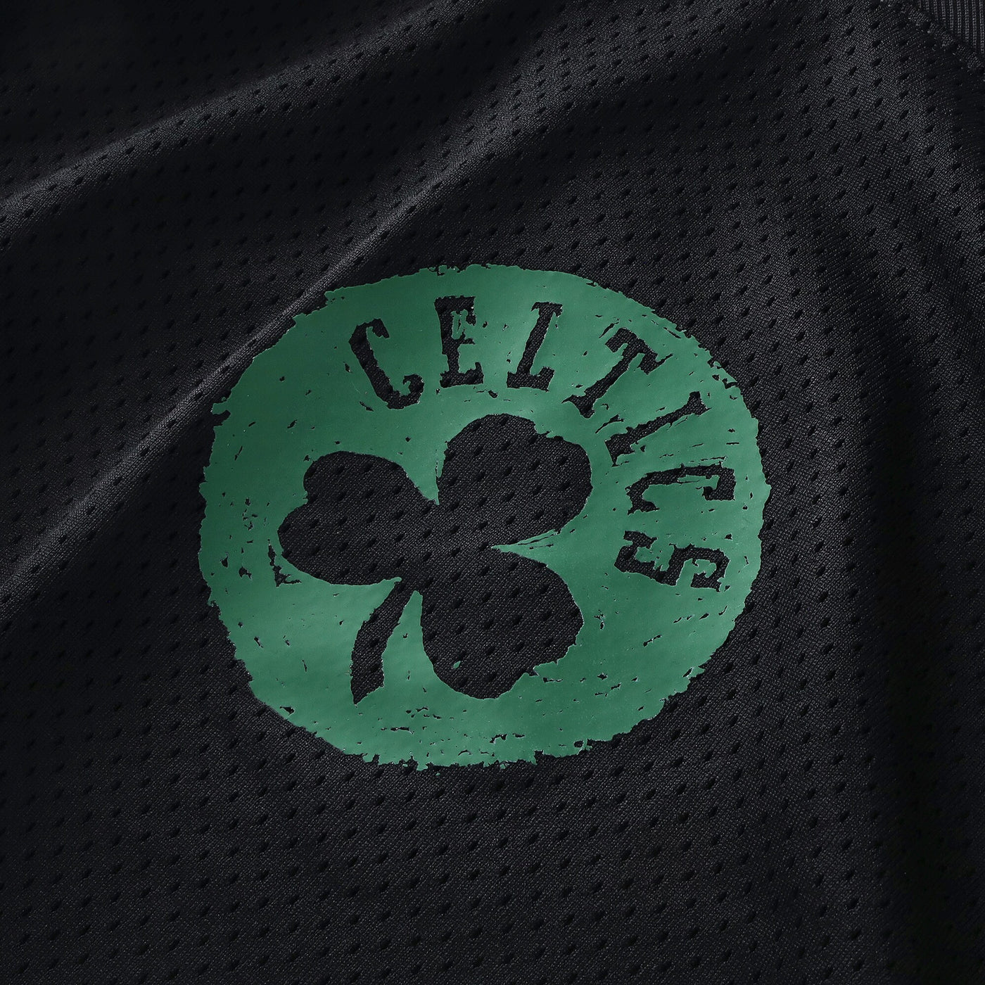 Boston Celtics Nike Courtside Football Jersey - Black -