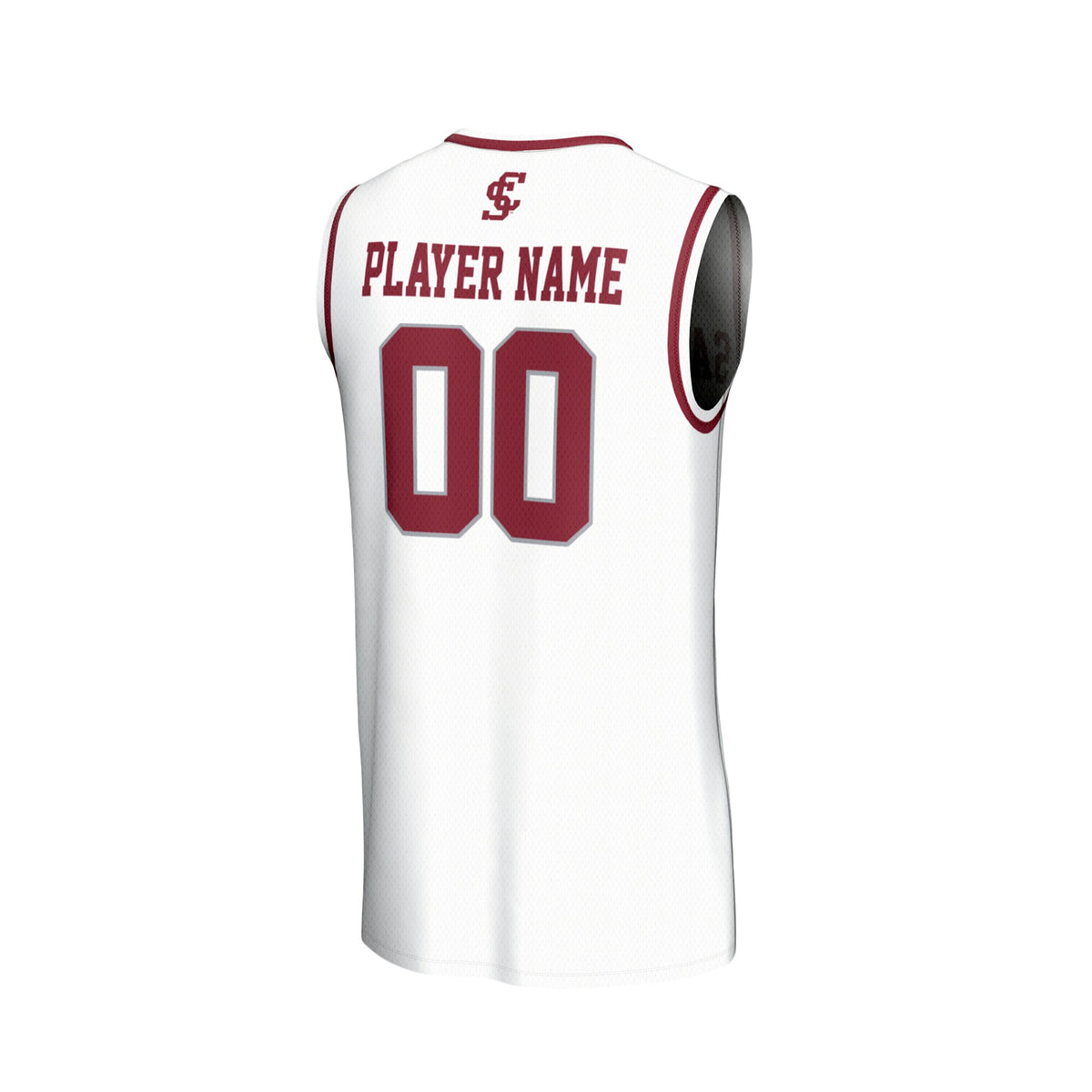 Santa Clara Broncos GameDay Greats NIL Pick-A-Player Basketball Lightweight Jersey - White