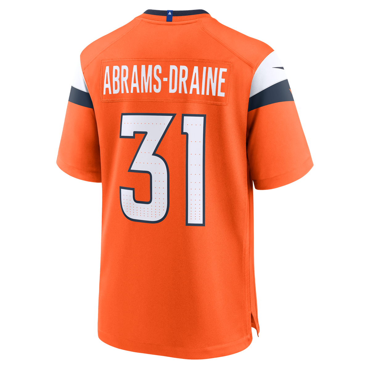 Denver Broncos Kris Abrams-Draine Nike Orange Team Game Jersey
